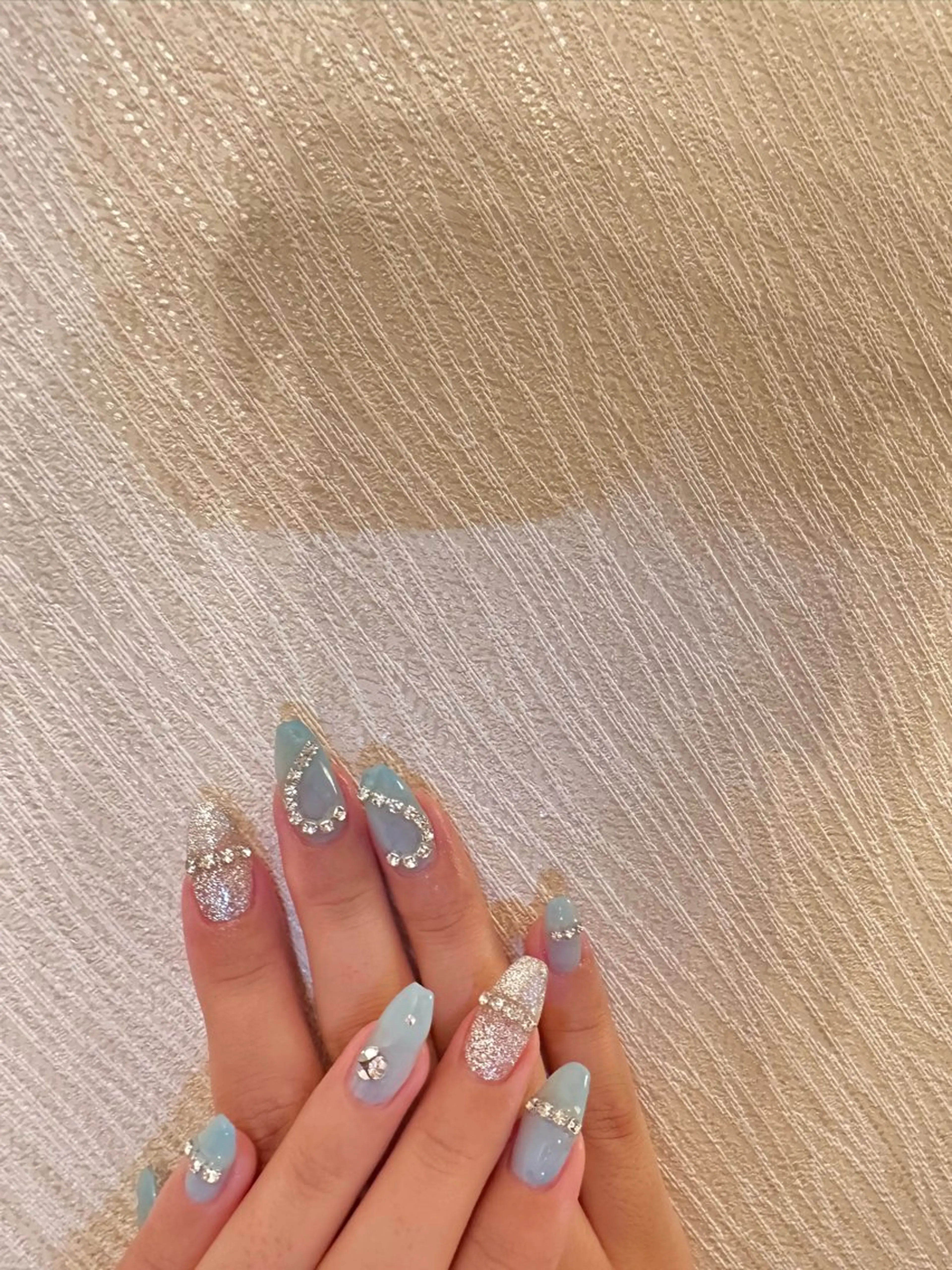 ネイル ブルー nail salon coco.のネイルデザイン