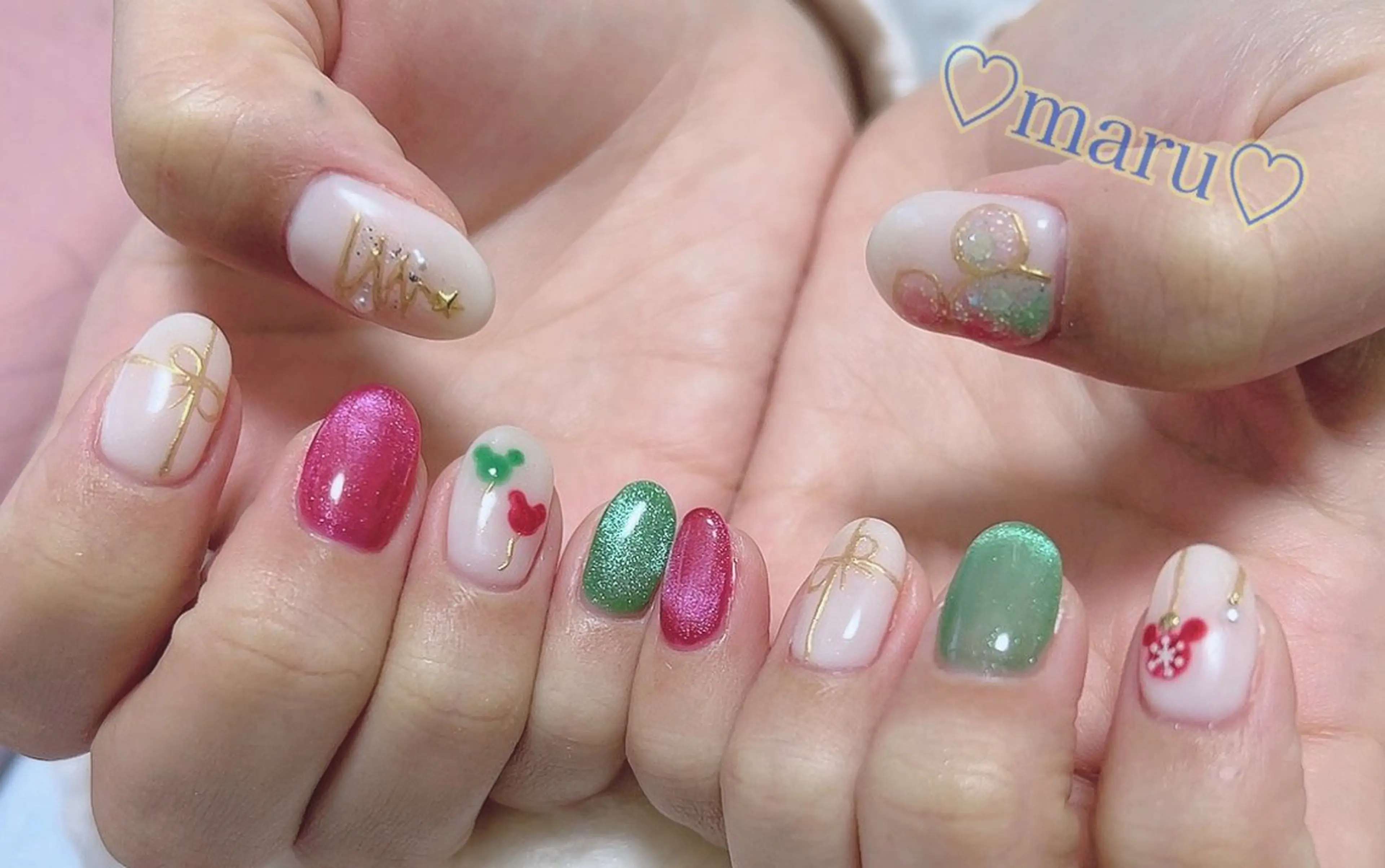 ネイル ハンドネイル フットネイル まるみ ♡のネイルデザイン