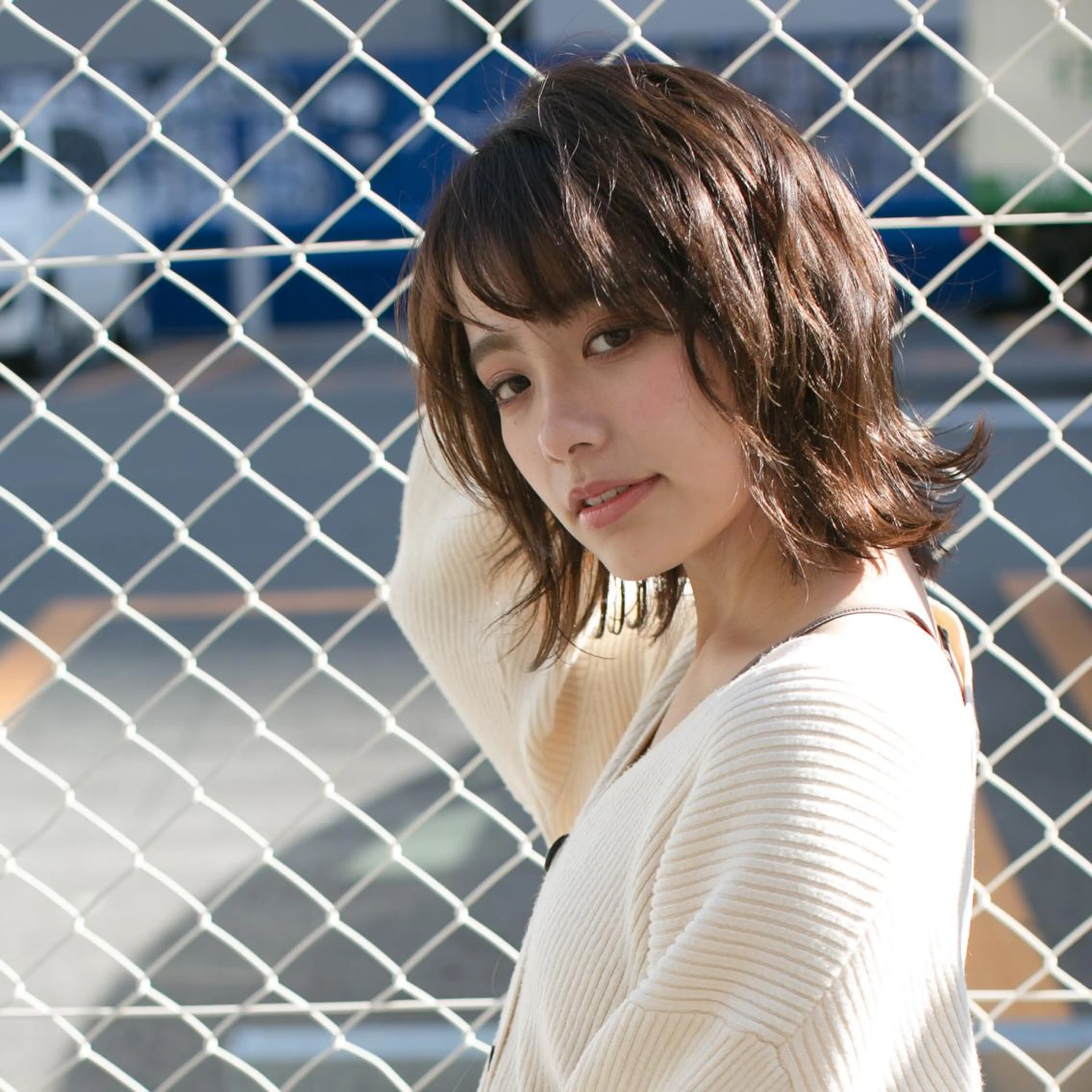 ショート カラー ボブウルフ／ボブ Satsuki【名駅のヘアスタイル