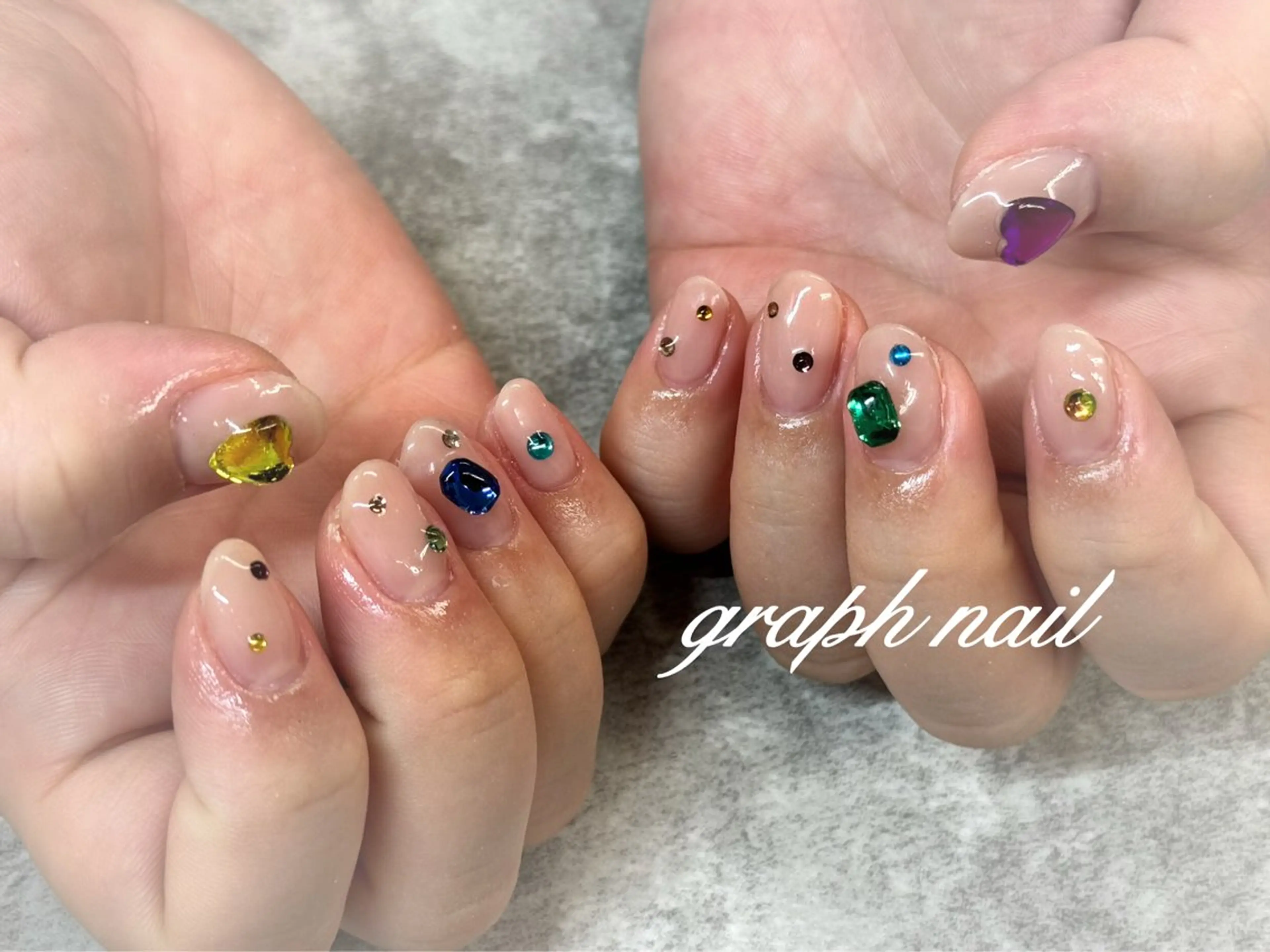 ネイル ハンドネイル graph nail【グラフ ネイル】所属・graphnail‪ ‪‪❤︎‬manaのネイルデザイン