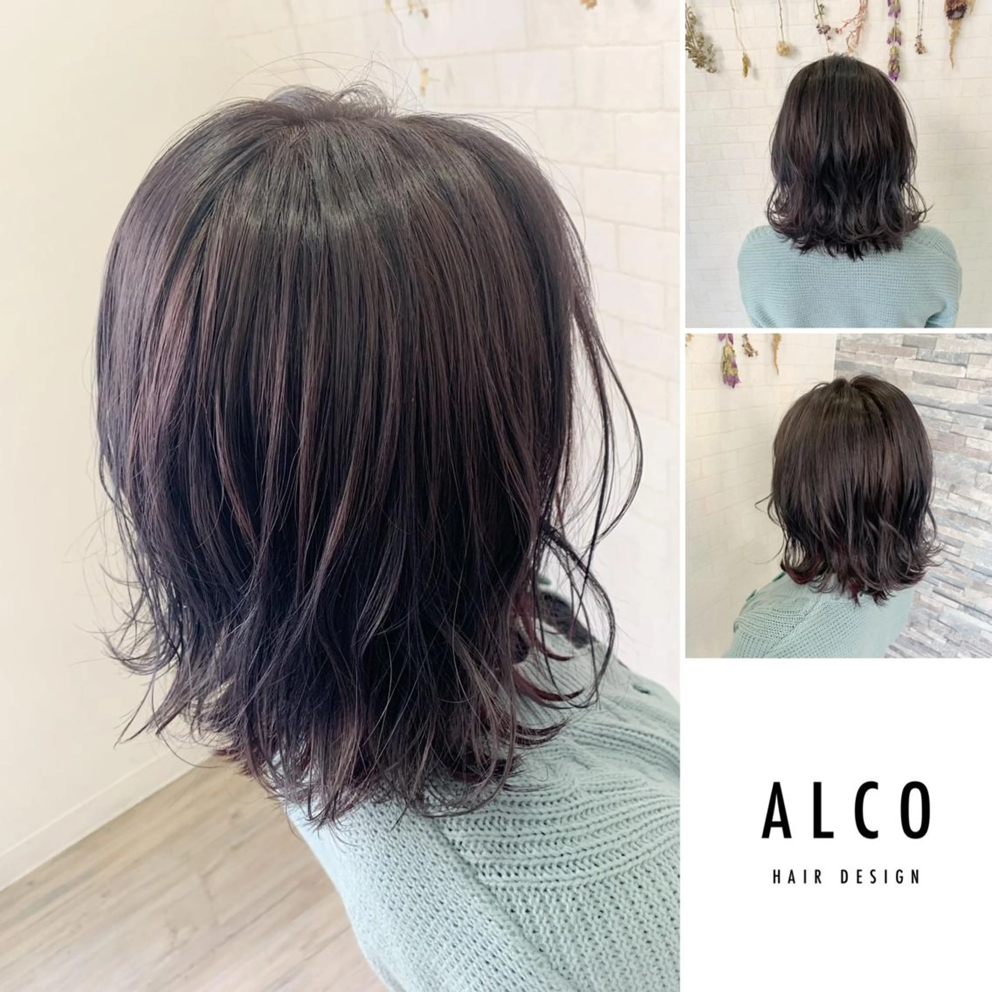 ショート カラー カット ヘアカラー トリートメント ワタイショウタ 髪質改善✨アイブロウのヘアスタイル
