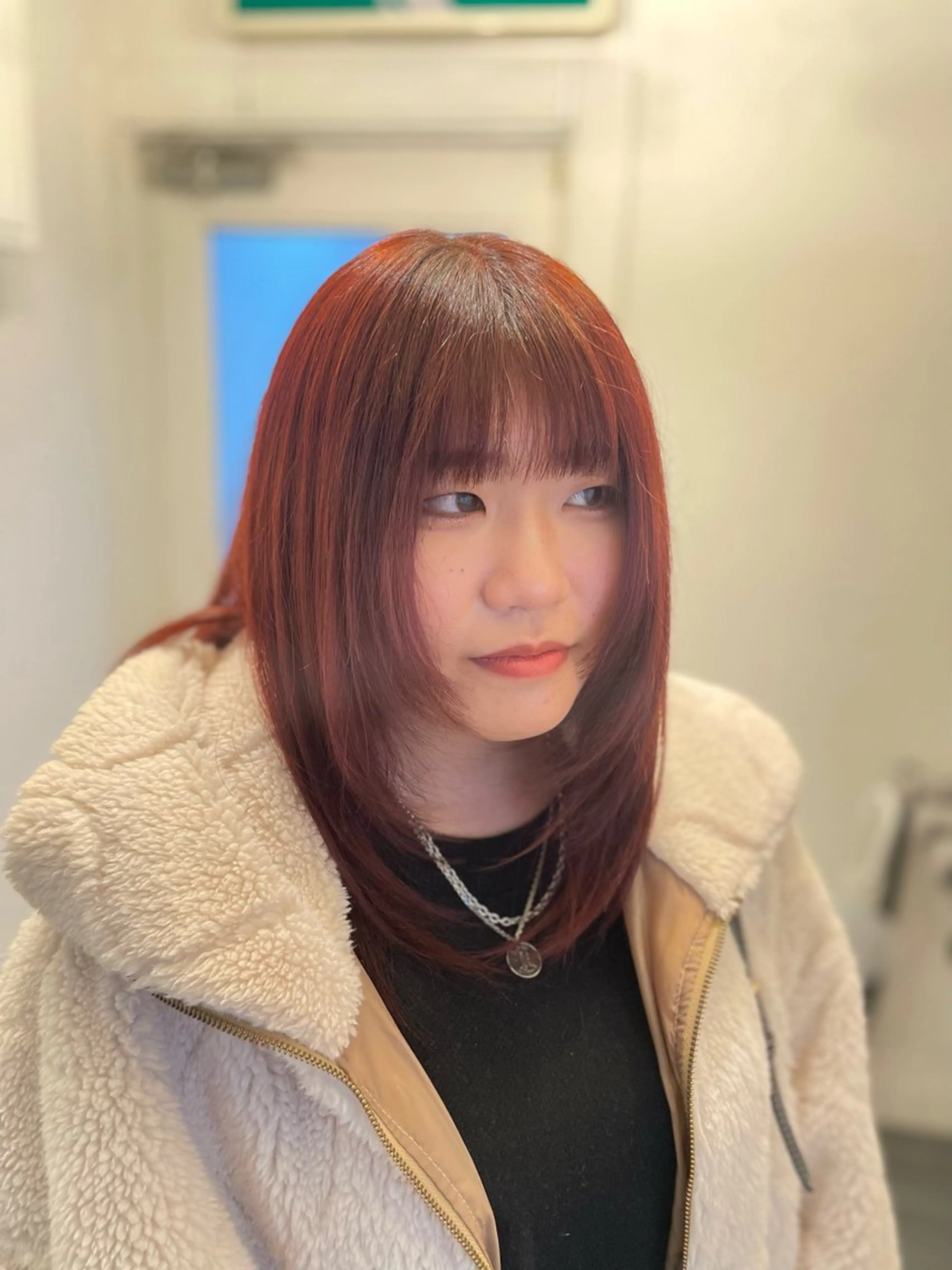 カラー ヘアカラー トリートメント 艶・暖色カラー/ メンズ/名駅/ユキハのヘアスタイル