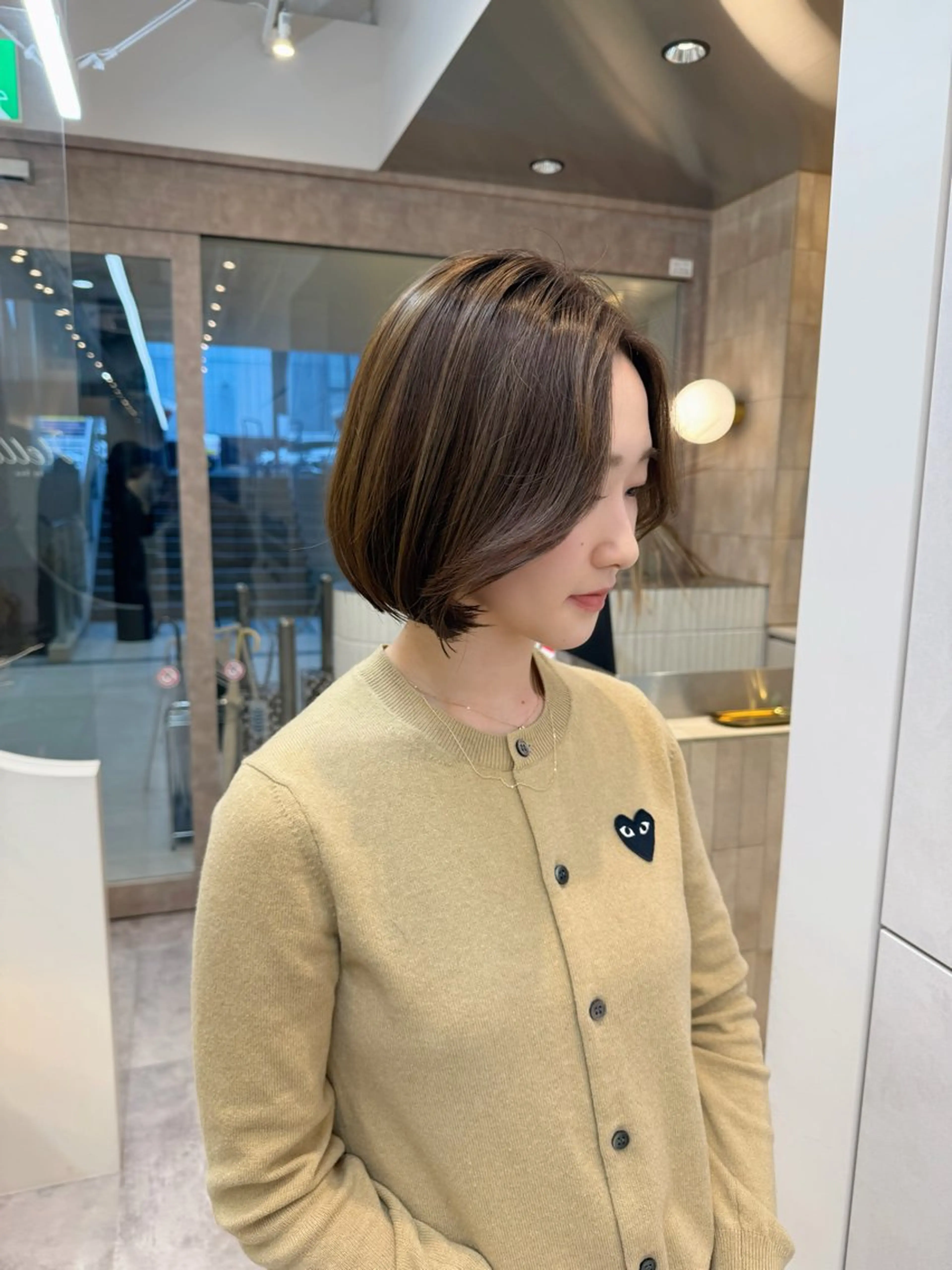 ショート カット ヘアカラー トリートメント Hello by Sea所属・レイヤー/艶髪/ボブ /くびれ/伊藤　勇司のヘアスタイル