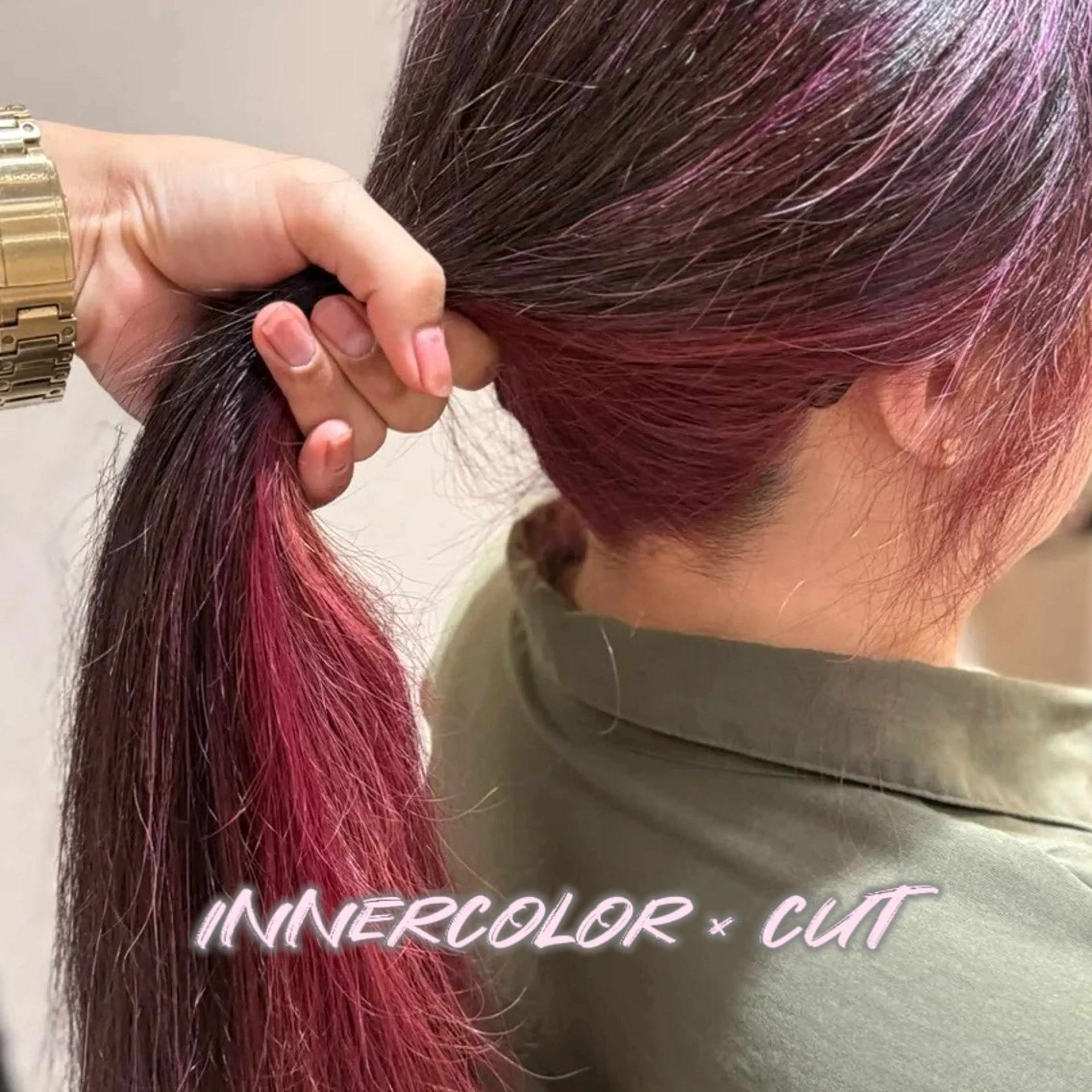 🌺 カット × インナーブリーチ × オンカラー 🌺の写真