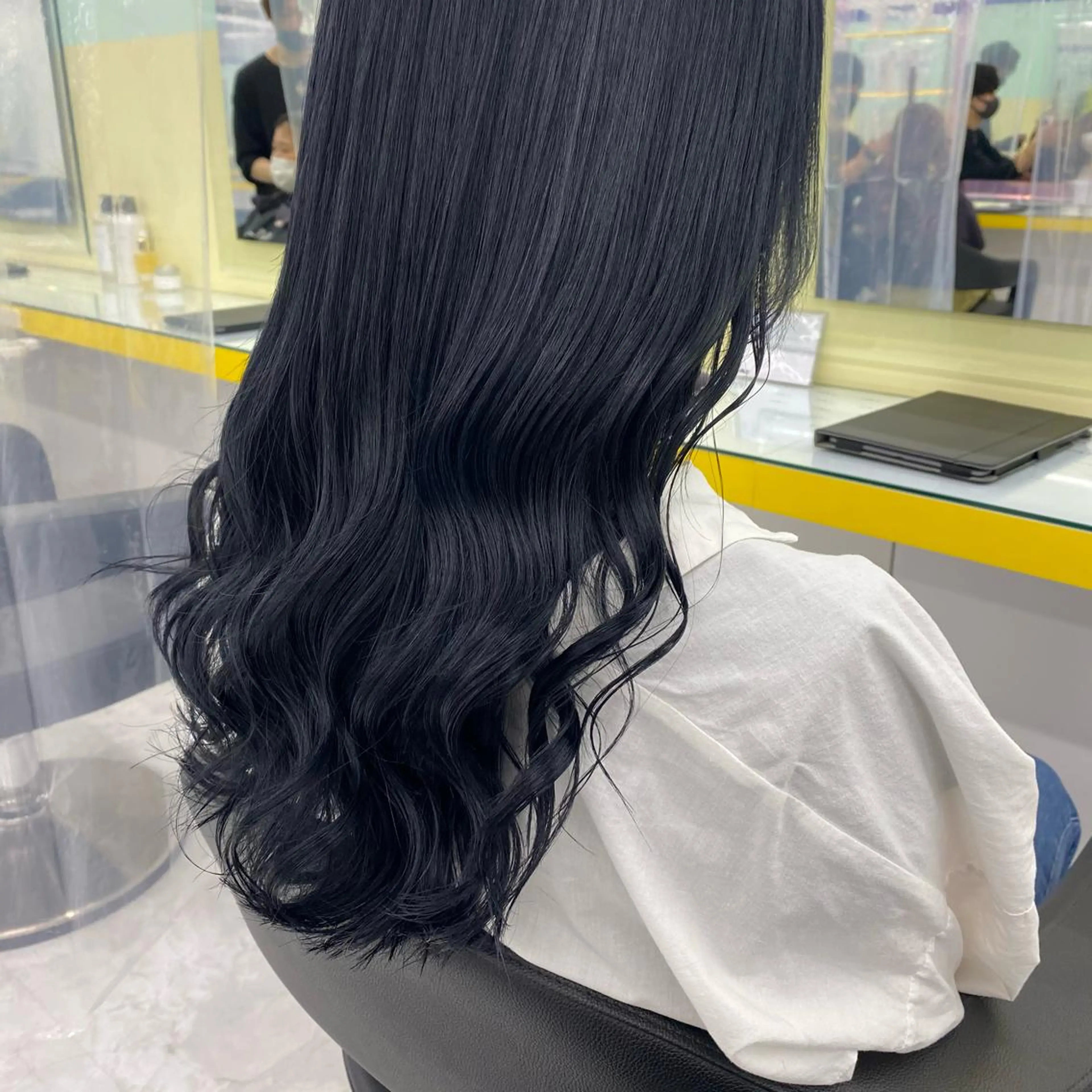 セミロング カラー ヘアアレンジ ヘアカラー トリートメント GOTODAY shair salon 横浜mare店所属・透明感抜群カラー mai🍑♡のヘアスタイル