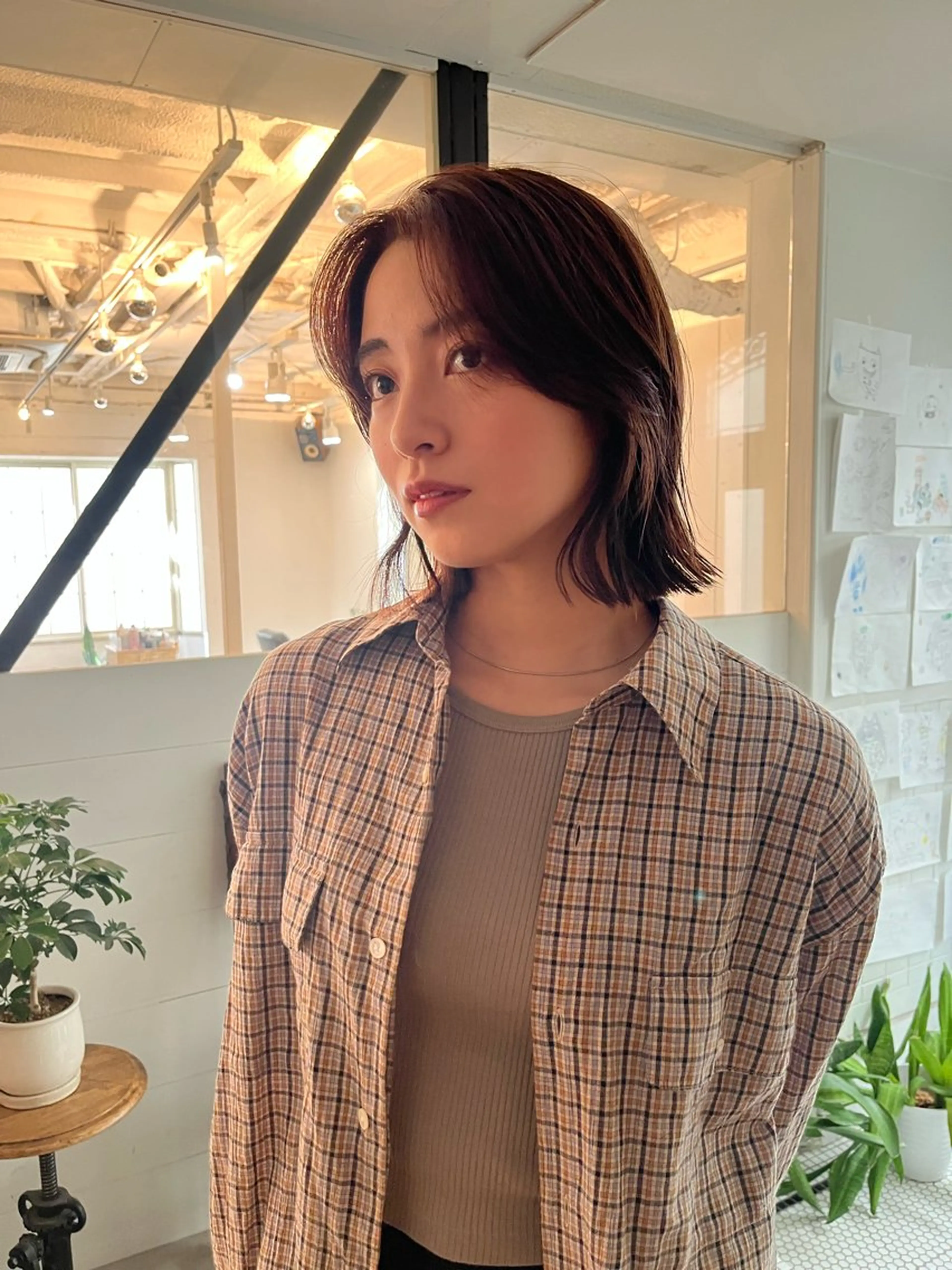 ショート ボブ カット 透け感hair/ ボブ/大世のヘアスタイル