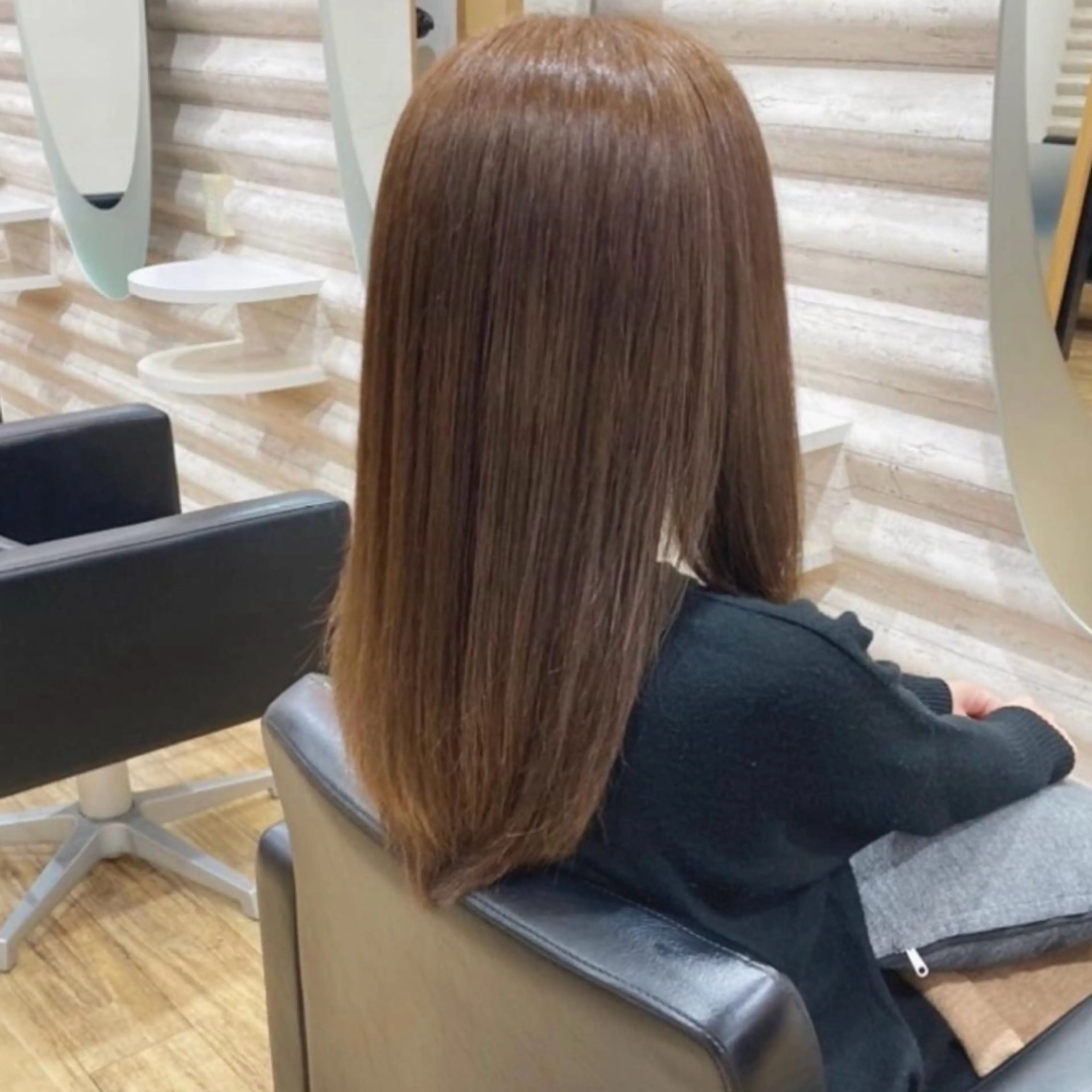 ロング カラー 髪質改善 トリートメント カラーダメージが艶々 『ケア特化店』KONのヘアスタイル