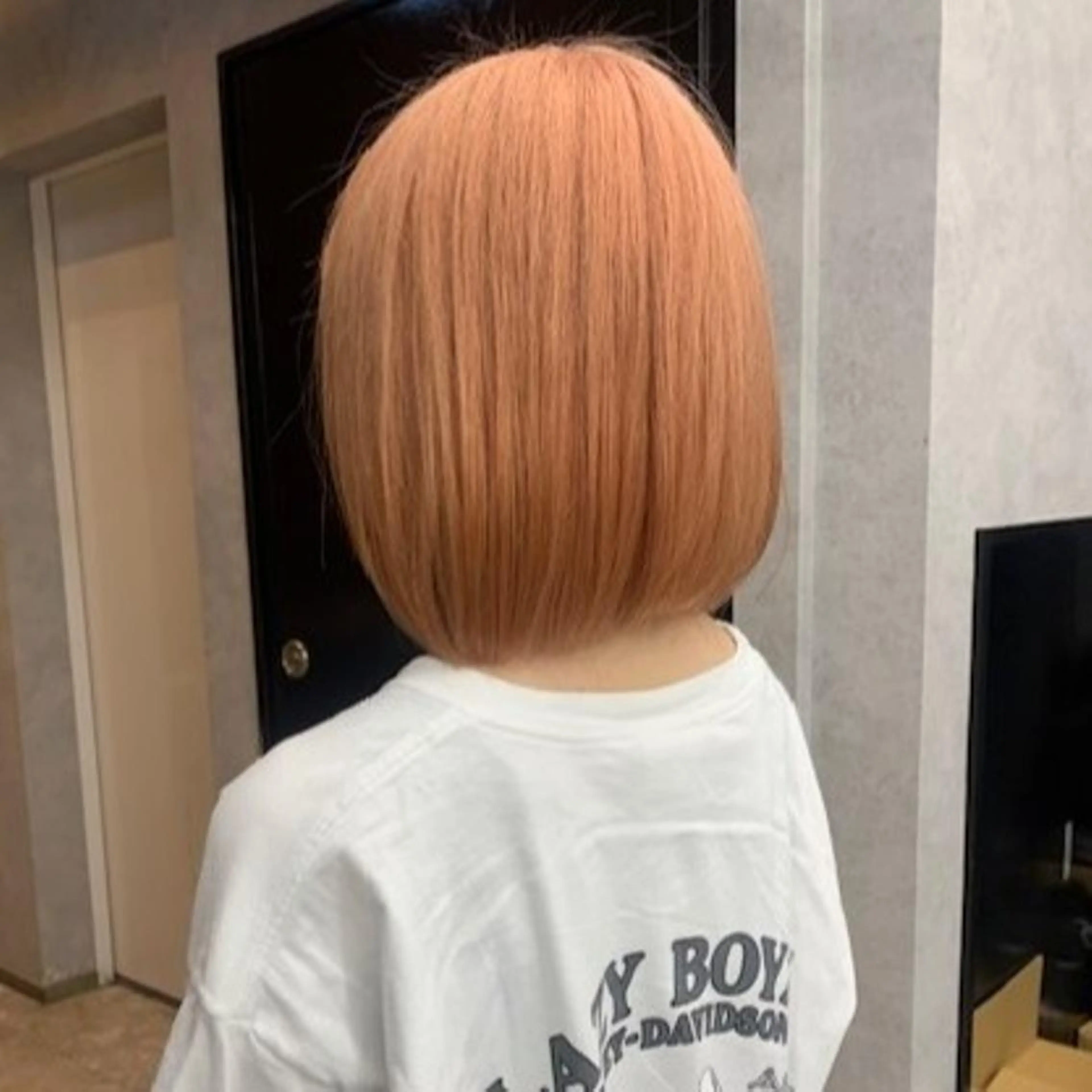 ミディアム ヘアカラー ヘアセット ミルクティーベージュ 近鉄奈良駅　向田のヘアスタイル