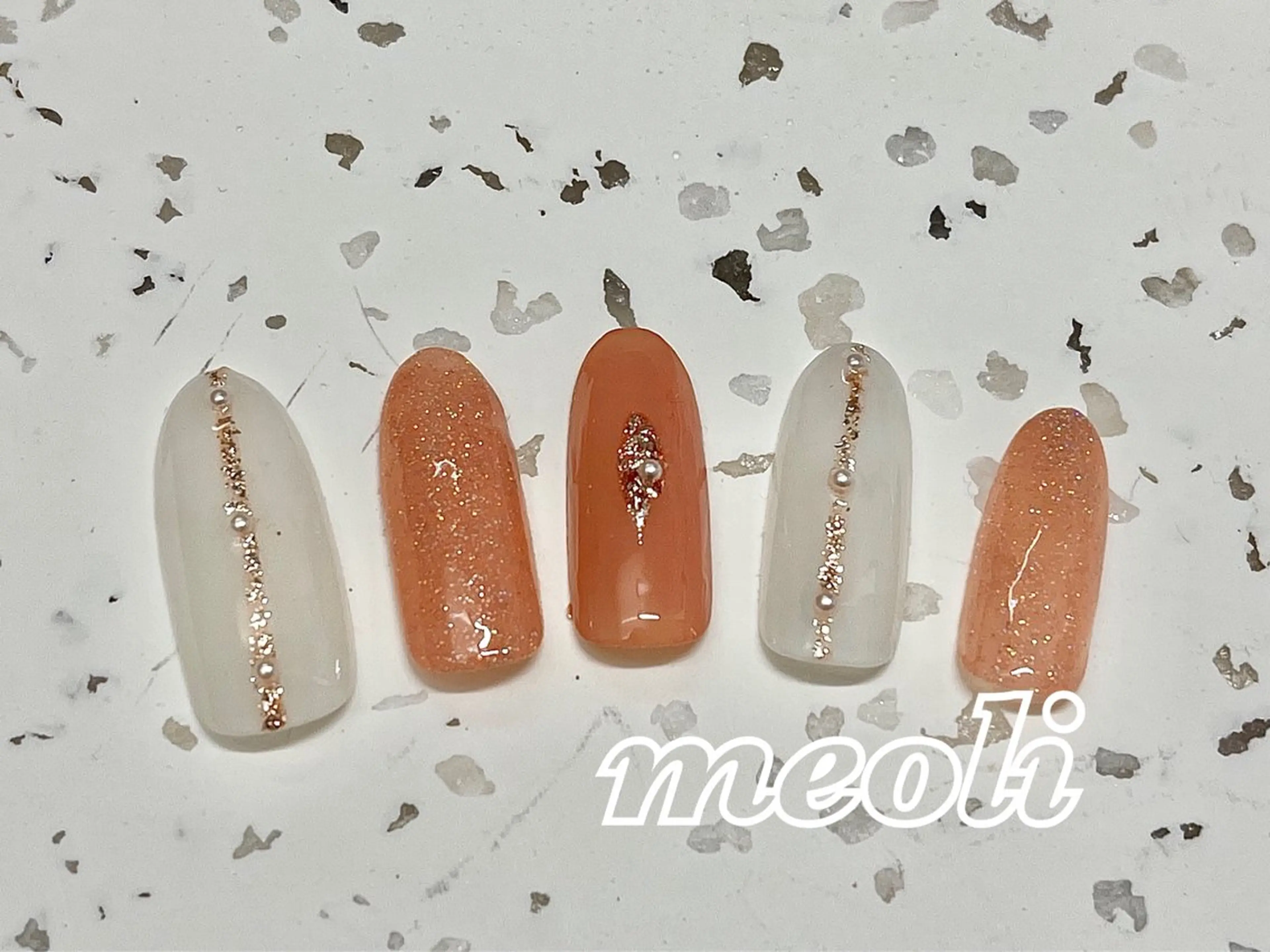 ネイル ハンドネイル nail salon meoli　アヤのネイルデザイン