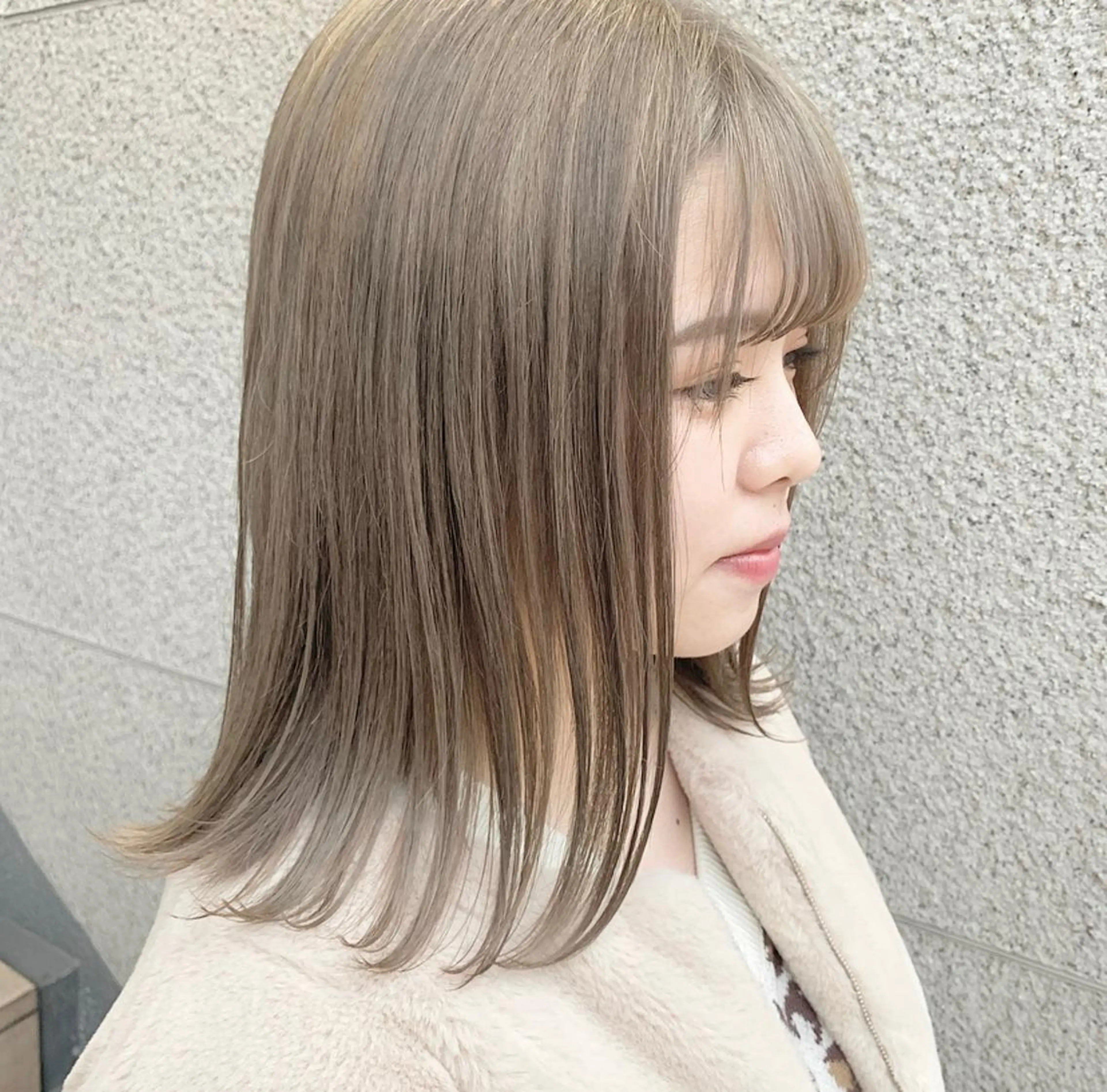 セミロング 🪞上品で可愛い韓国 ヘア🪞Rikutoのヘアスタイル