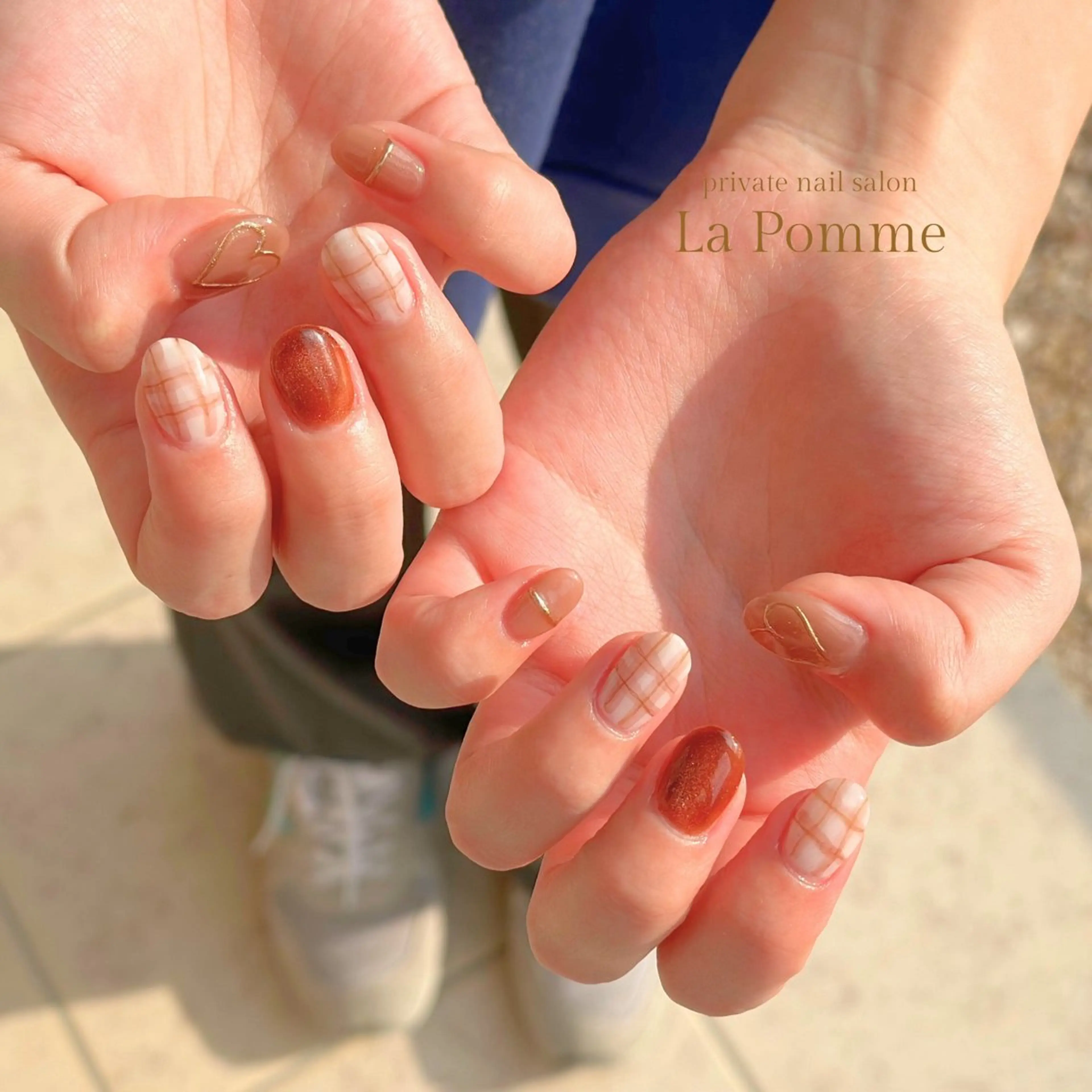 ネイル ハンドネイル nail salon La Pommeのネイルデザイン