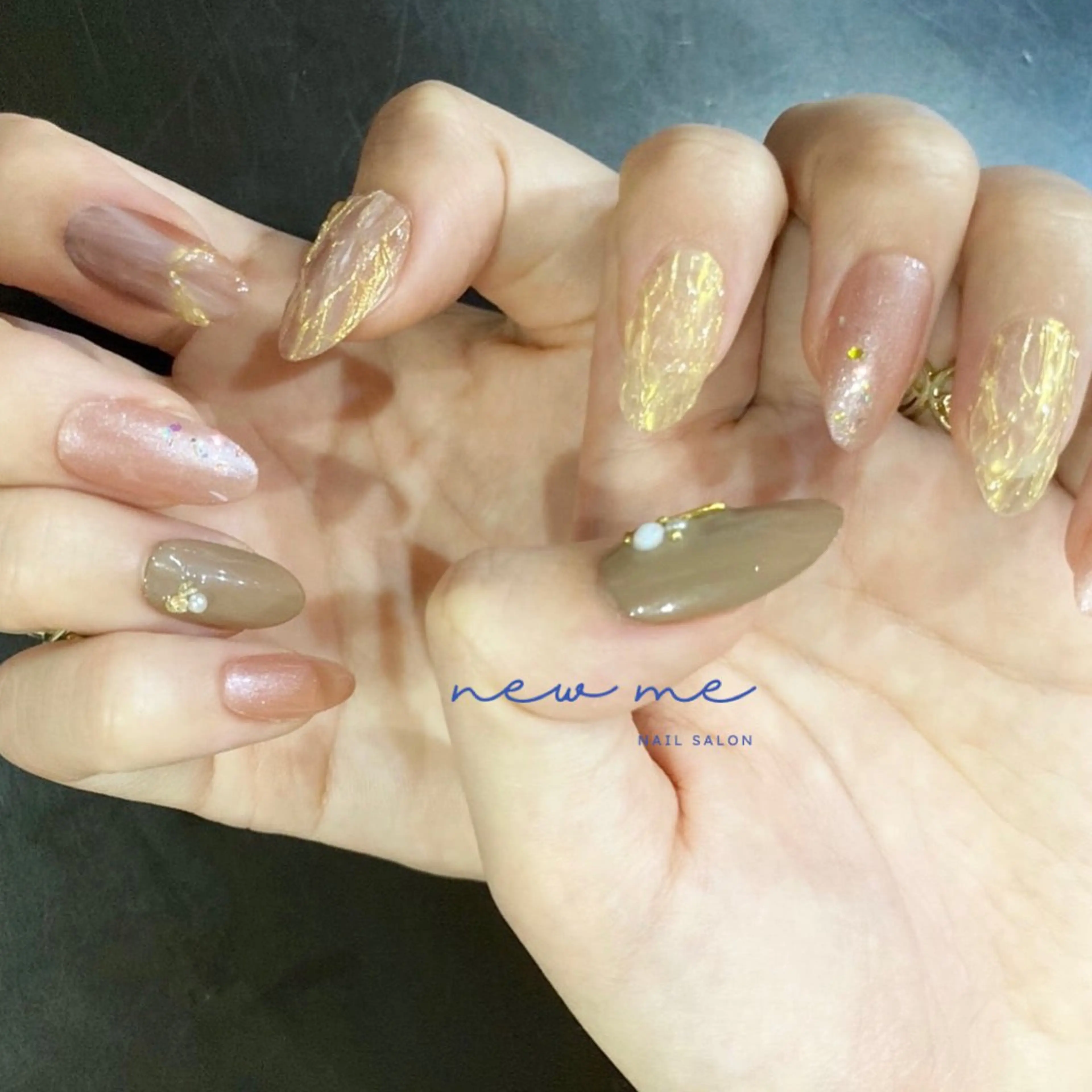 ネイル アートネイル ハンドネイル nailsalon New meのネイルデザイン