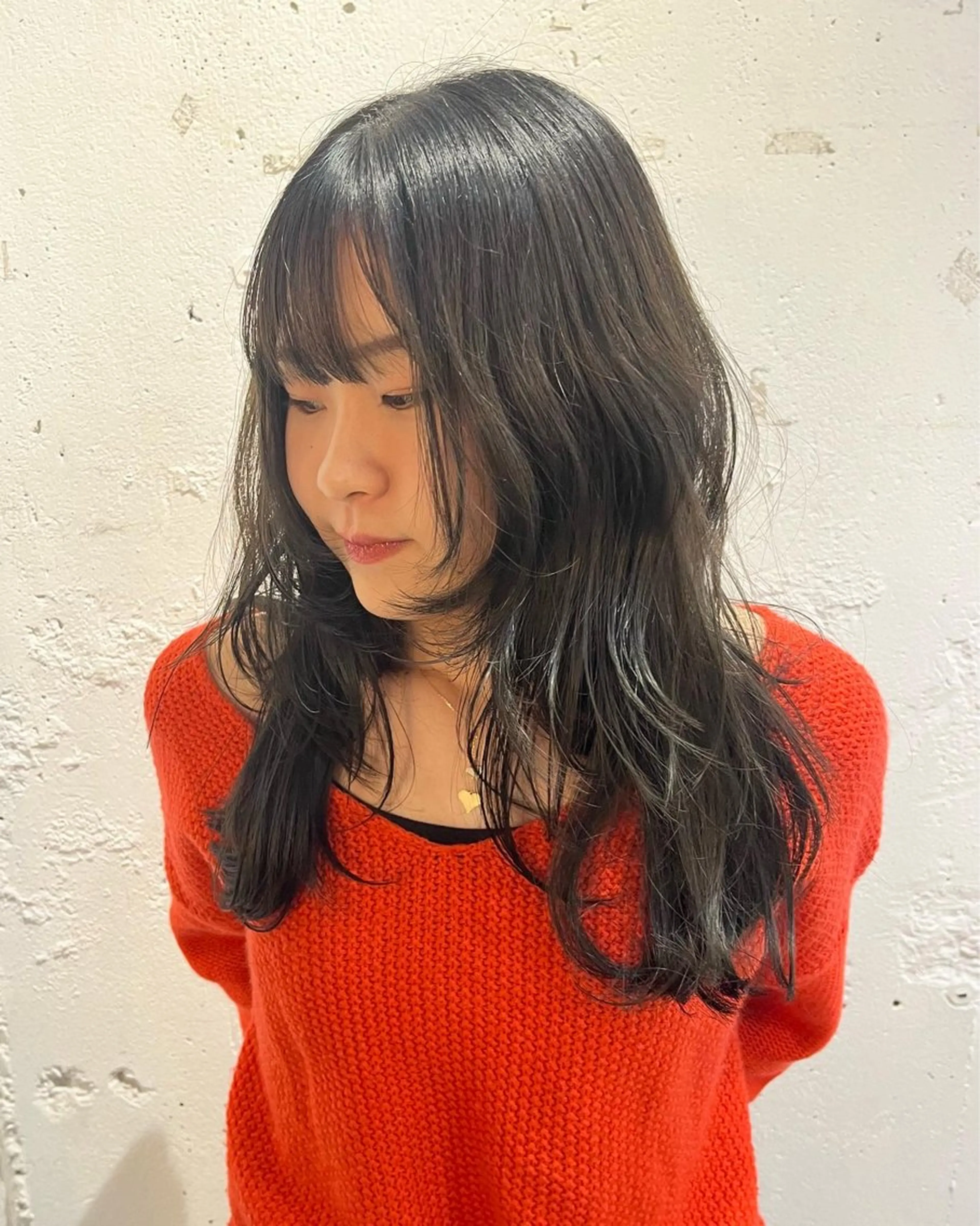 ロング カラー パーマ ヘアアレンジ メンズ キッズ ✴︎UNU ✴︎モエカのヘアスタイル