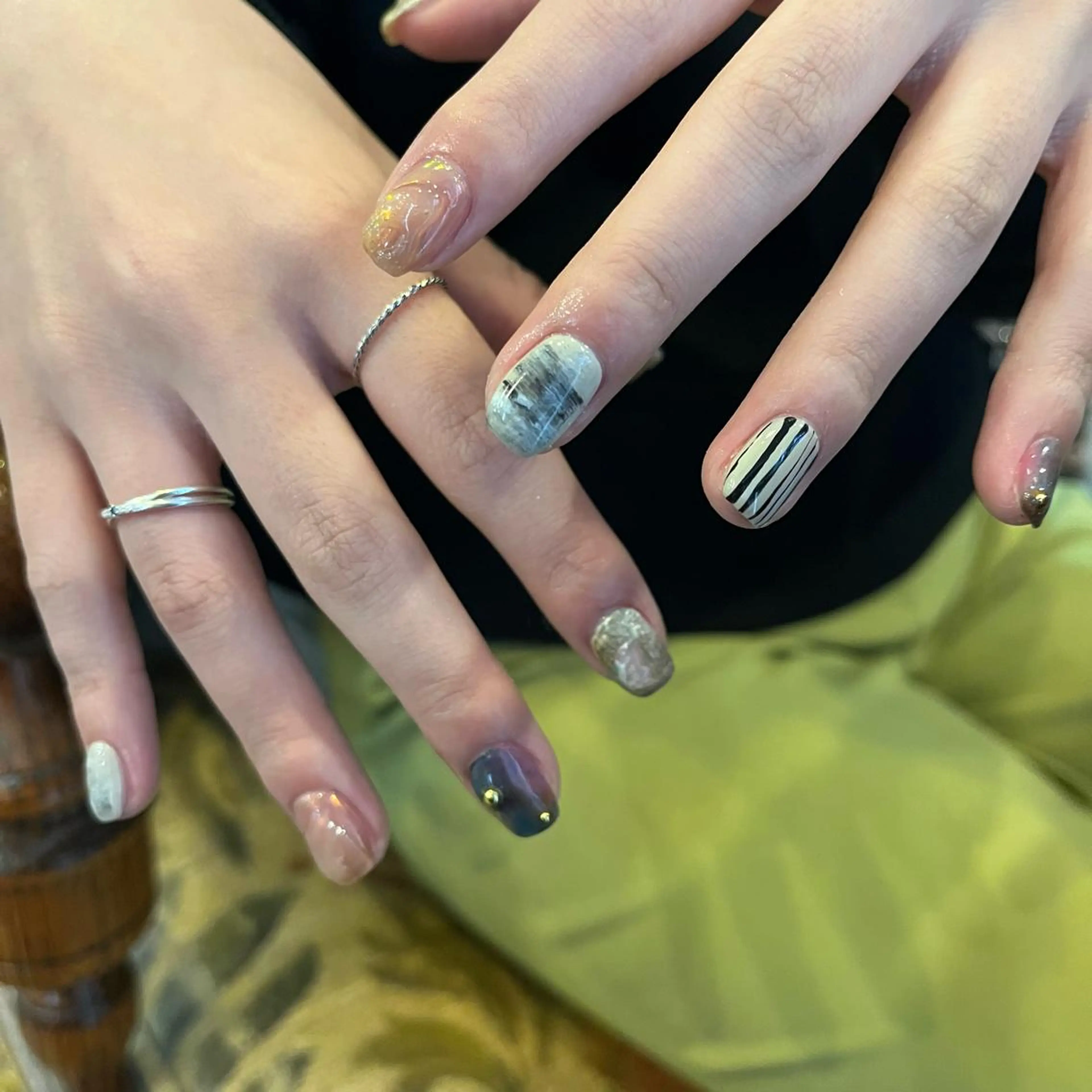 ネイル ハンドネイル Trico Antique所属・岩本 杏のネイルデザイン