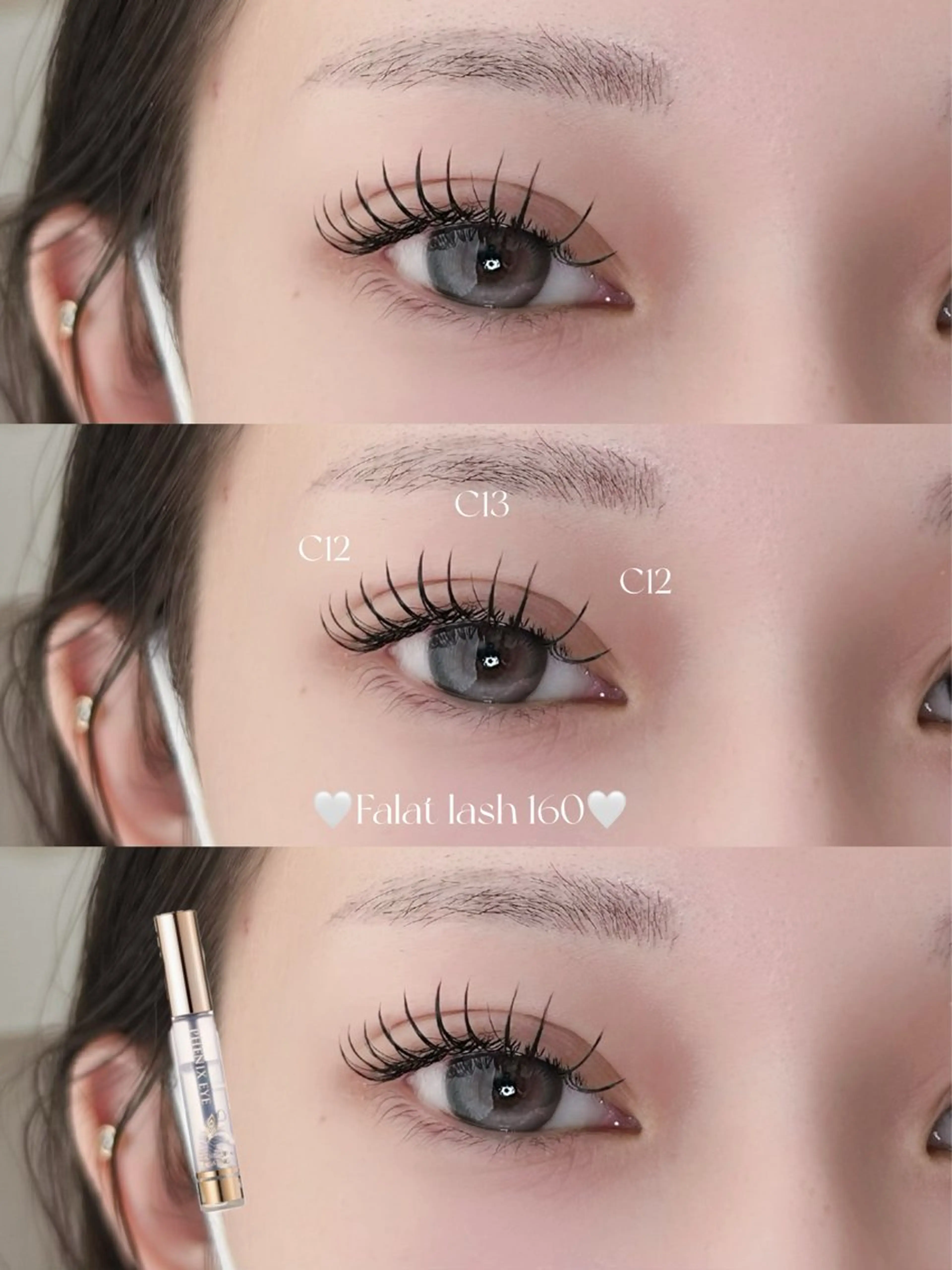 🎀フラットラッシュ160本➕LEDコーティング付き🎀条件クリアで6800円✨️（オフ込み）➕アンドヘルシー￥1100の写真