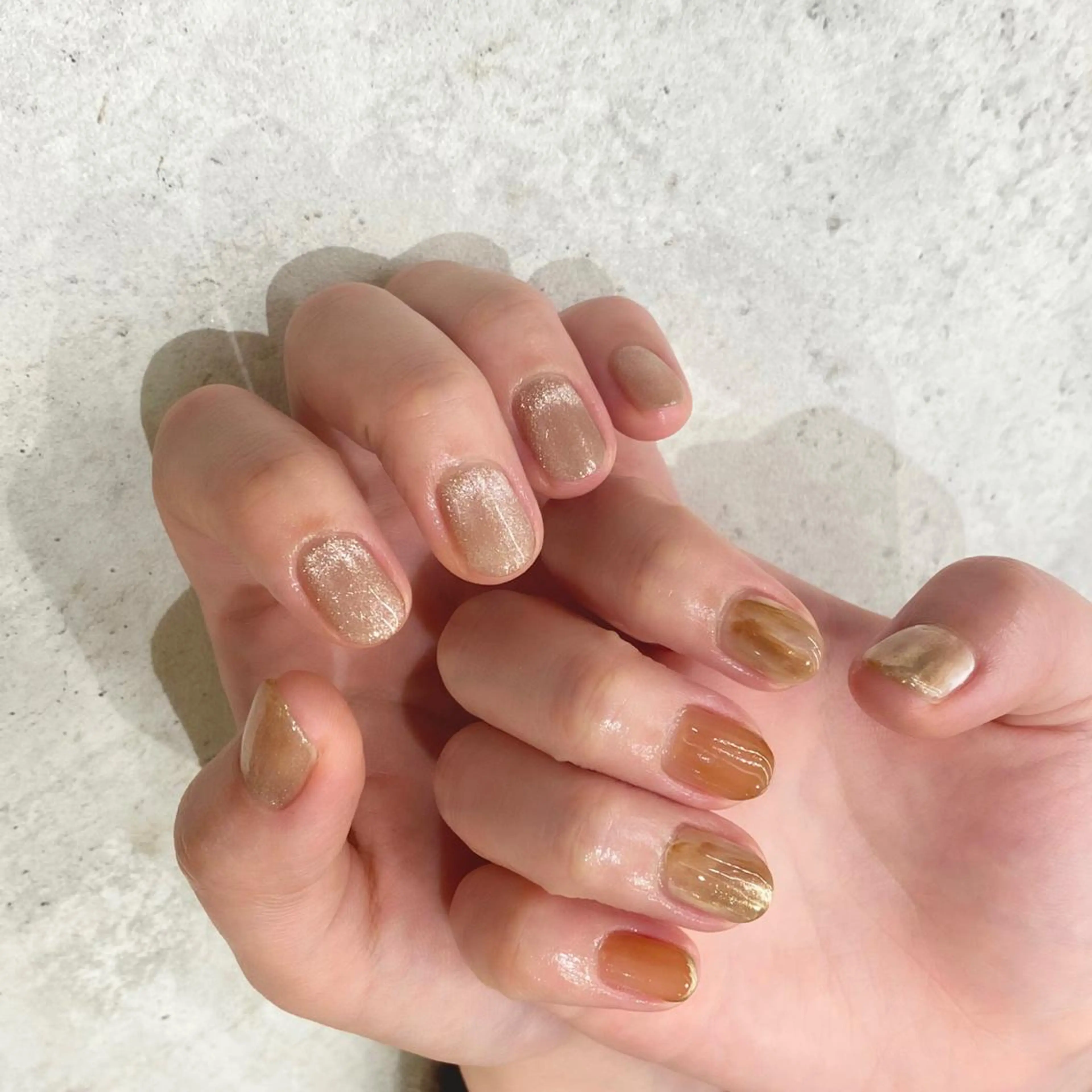 ネイル ハンドネイル Yuriko Omi パラジェル/渋谷のネイルデザイン