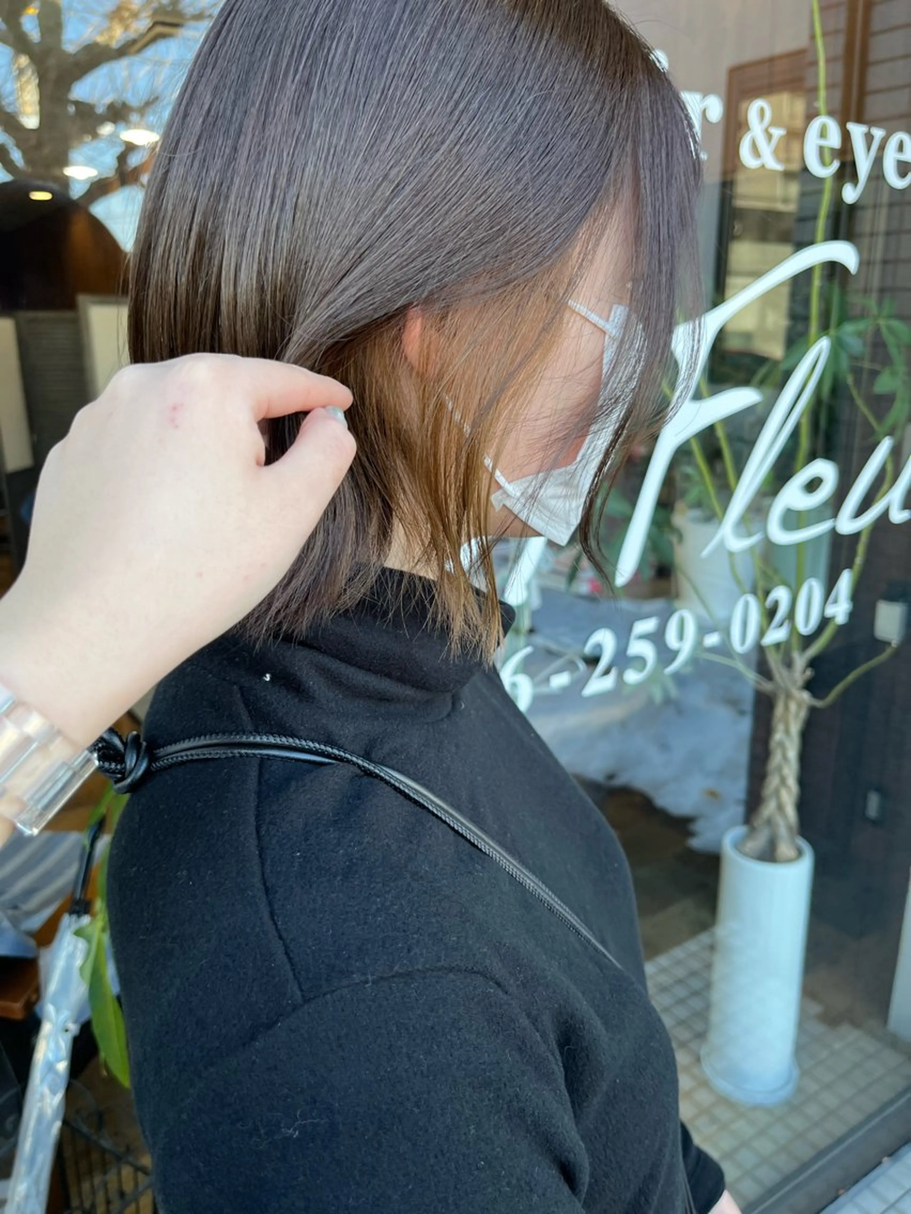 ショート ヘアカラー Un Fleur所属・立野 希沙のヘアスタイル