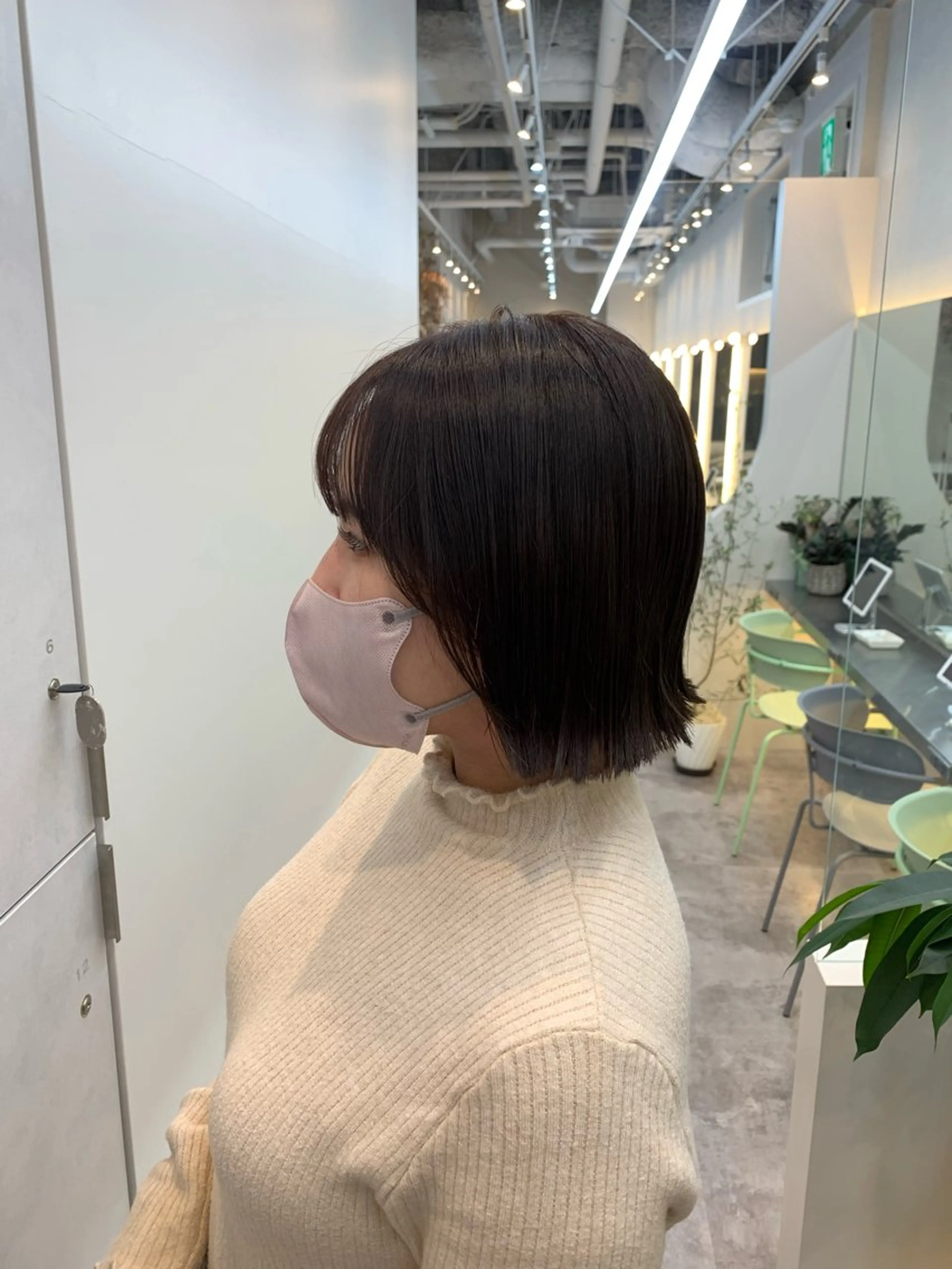 ミディアム カット ヘアカラー トリートメント Hello by Sea所属・レイヤー/艶髪/ボブ /くびれ/伊藤　勇司のヘアスタイル