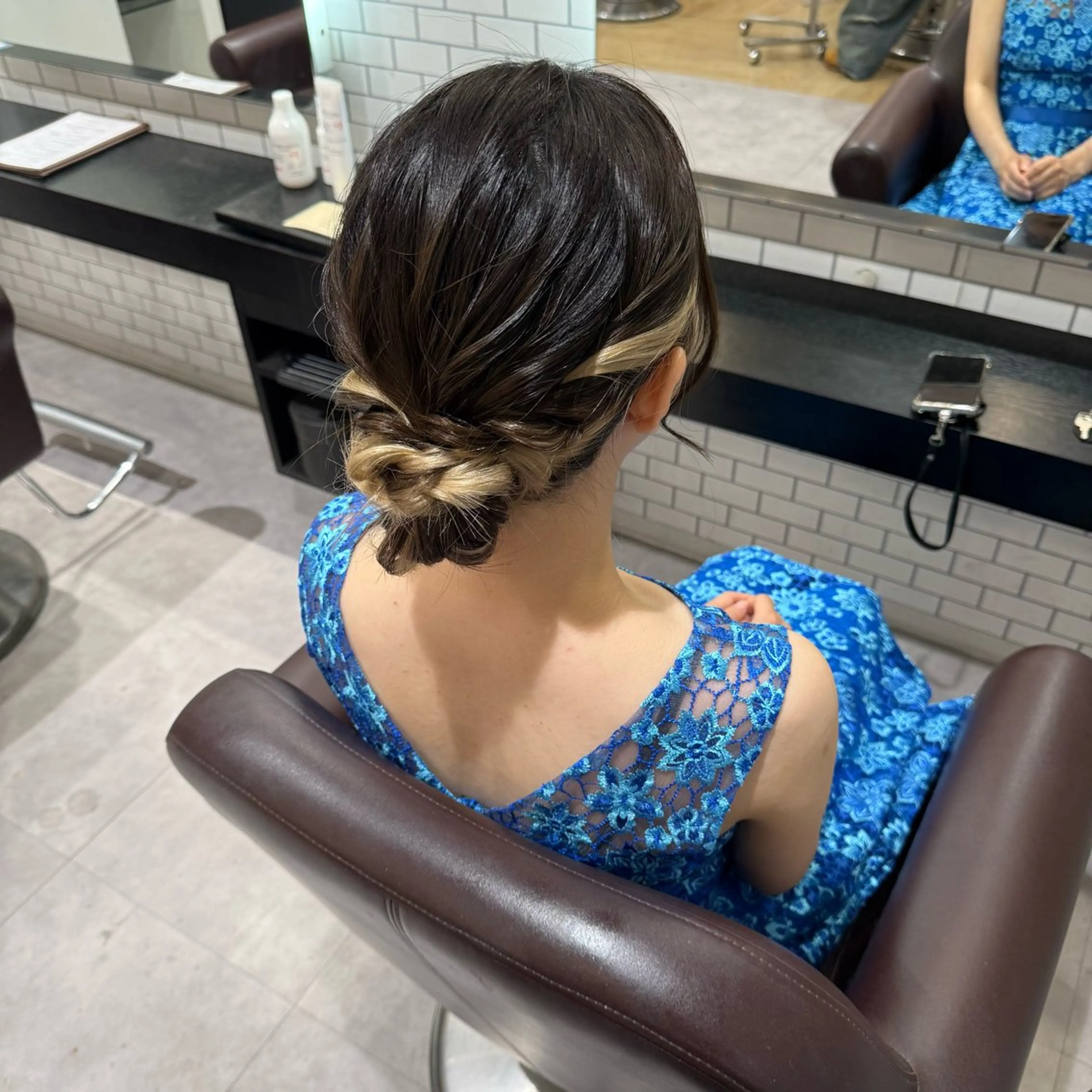 セミロング ヘアアレンジ 🎀ヘアアレンジ 🎀ななみのヘアスタイル