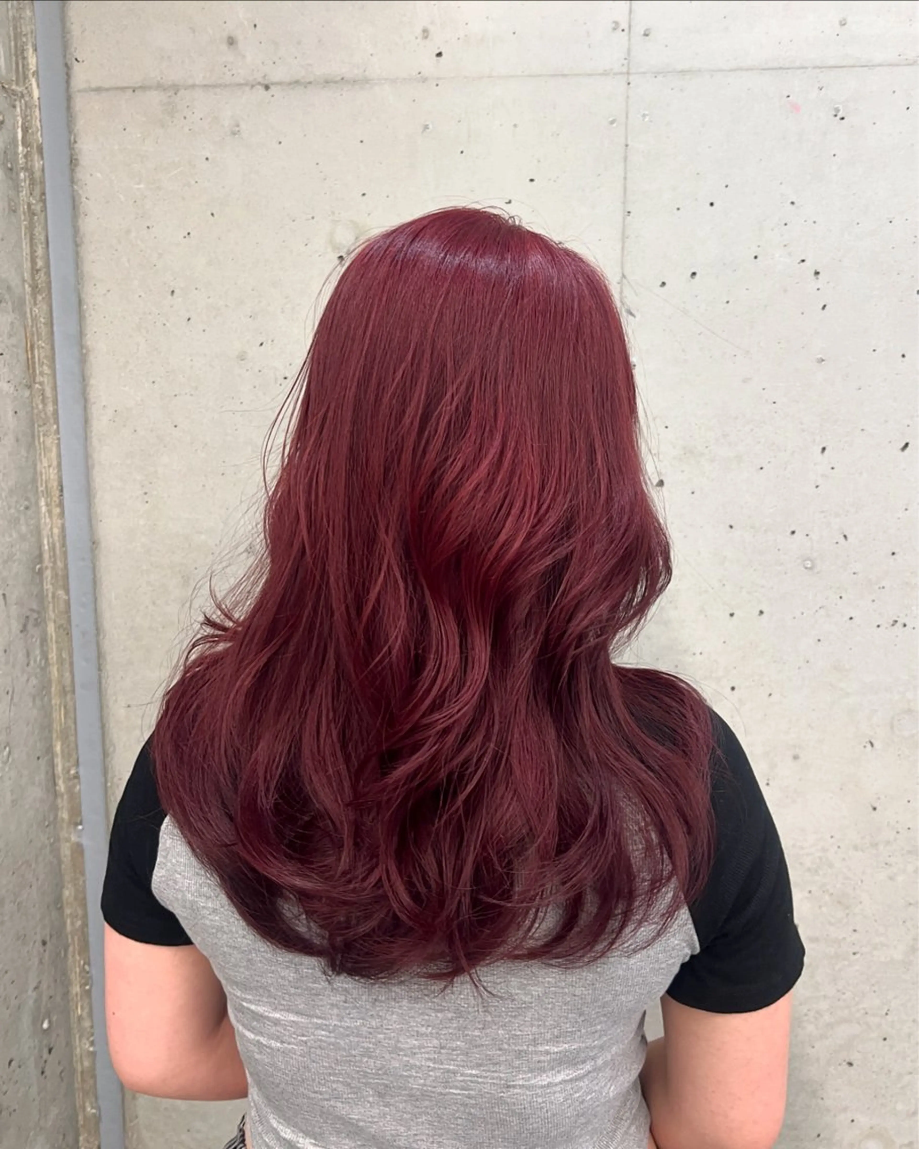 セミロング カラー ブリーチ 透明感カラー ダブルカラー ハイトーンカラー ブリーチなしカラー カット ヘアカラー トリートメント 頓所 大昂のヘアスタイル