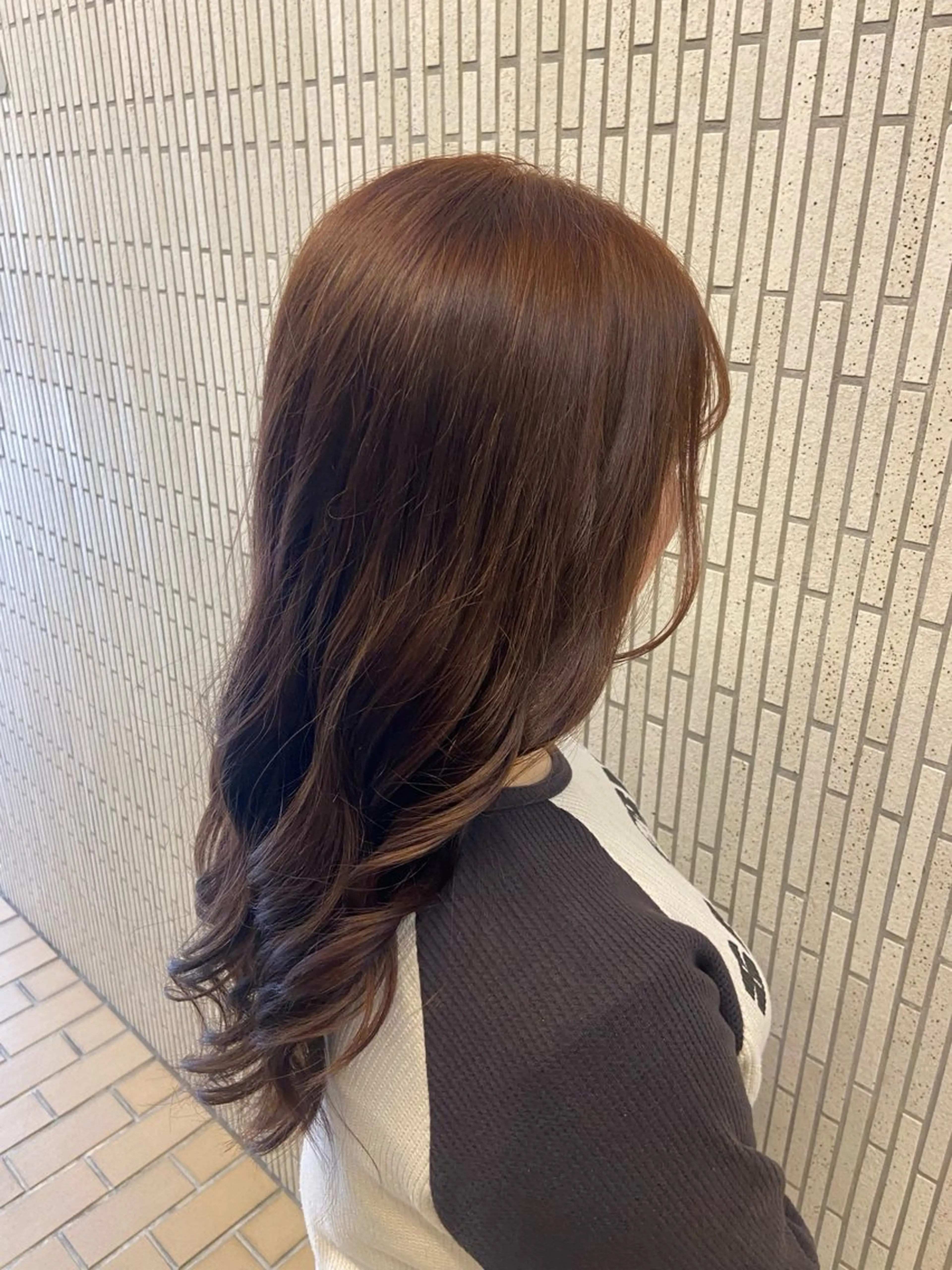 ロング カラー ブラウンカラー BALANCE  bell所属・小田部 愛のヘアスタイル