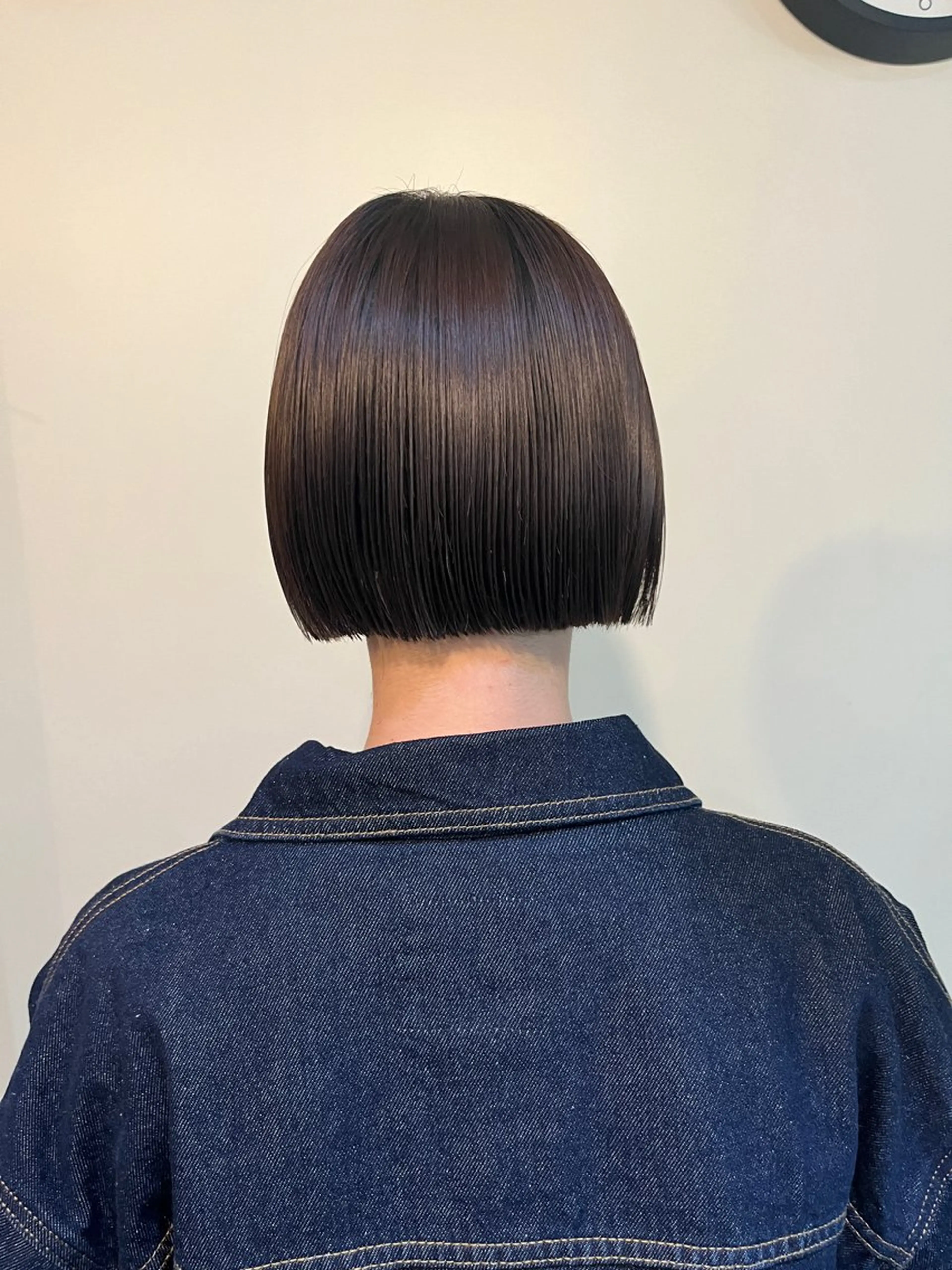 ショート 切りっぱなしボブ ボブ タッセルカット レイヤーカット/ウル フ　chinatsuのヘアスタイル