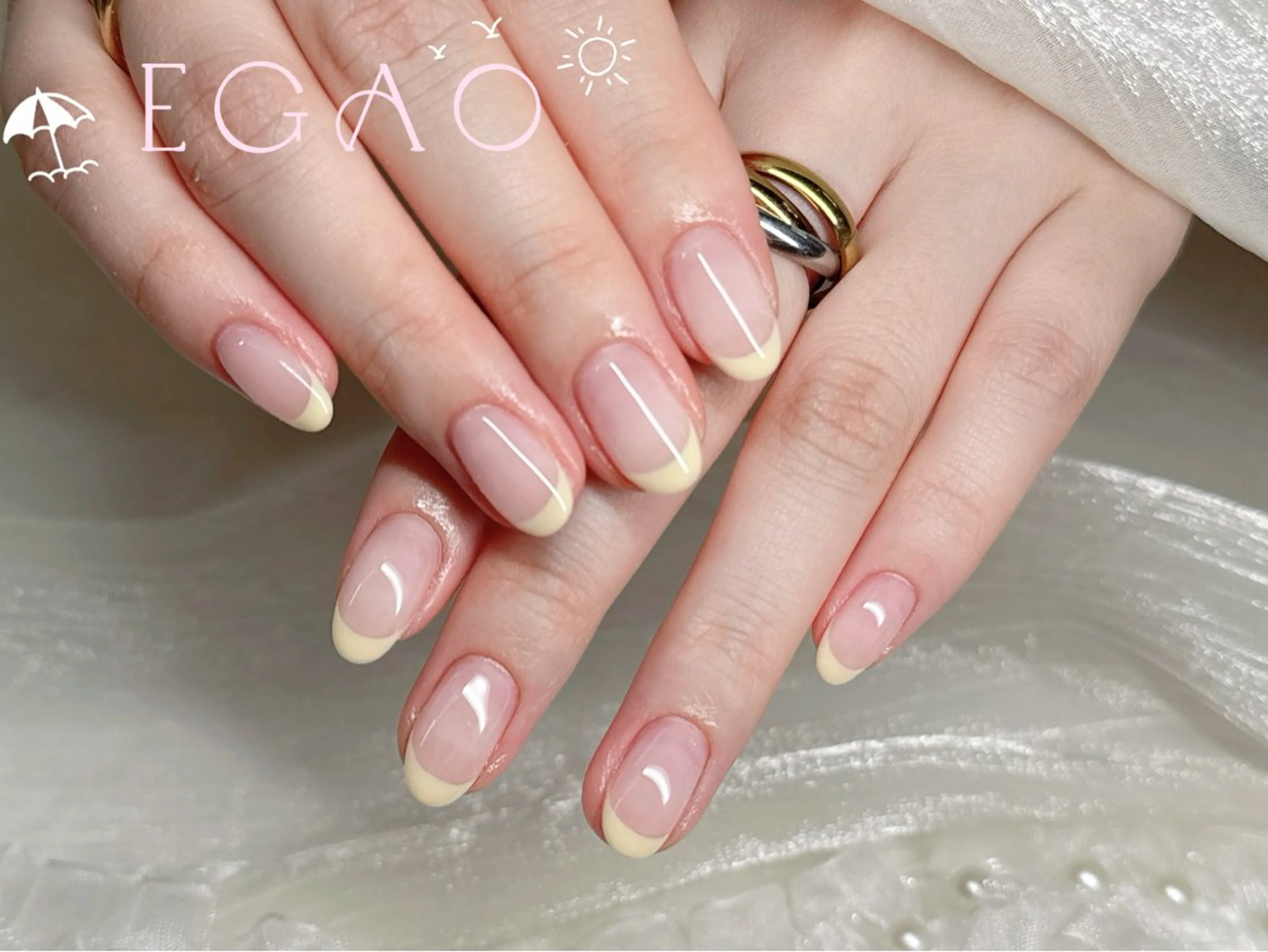 ネイル アートネイル フットネイル フレンチネイル ジェルネイル グラデーション ハンドネイル Egao Nail Salonのネイルデザイン