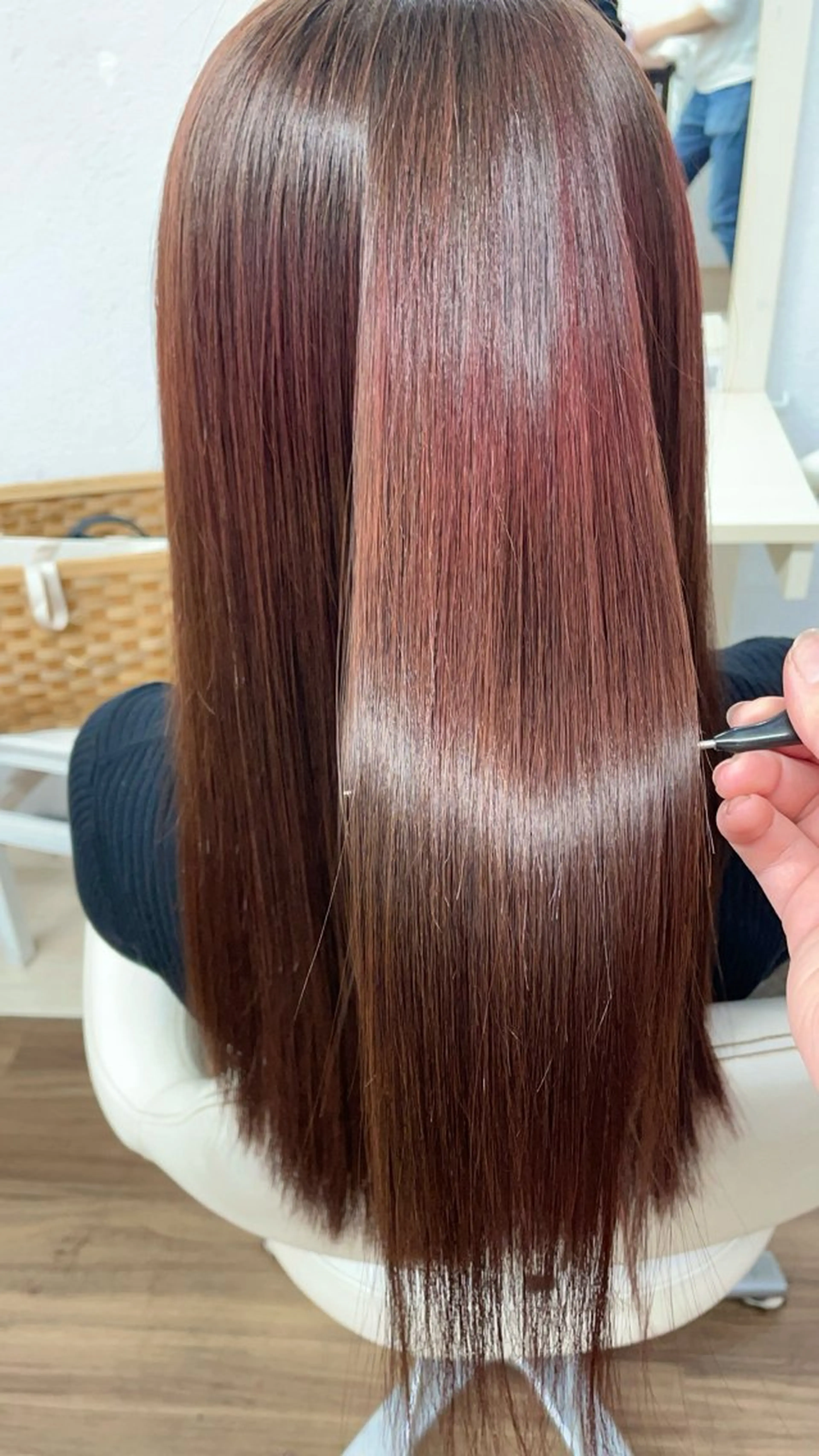ロング カラー トリートメント GLOSS♡ ヤマガミコウジのヘアスタイル