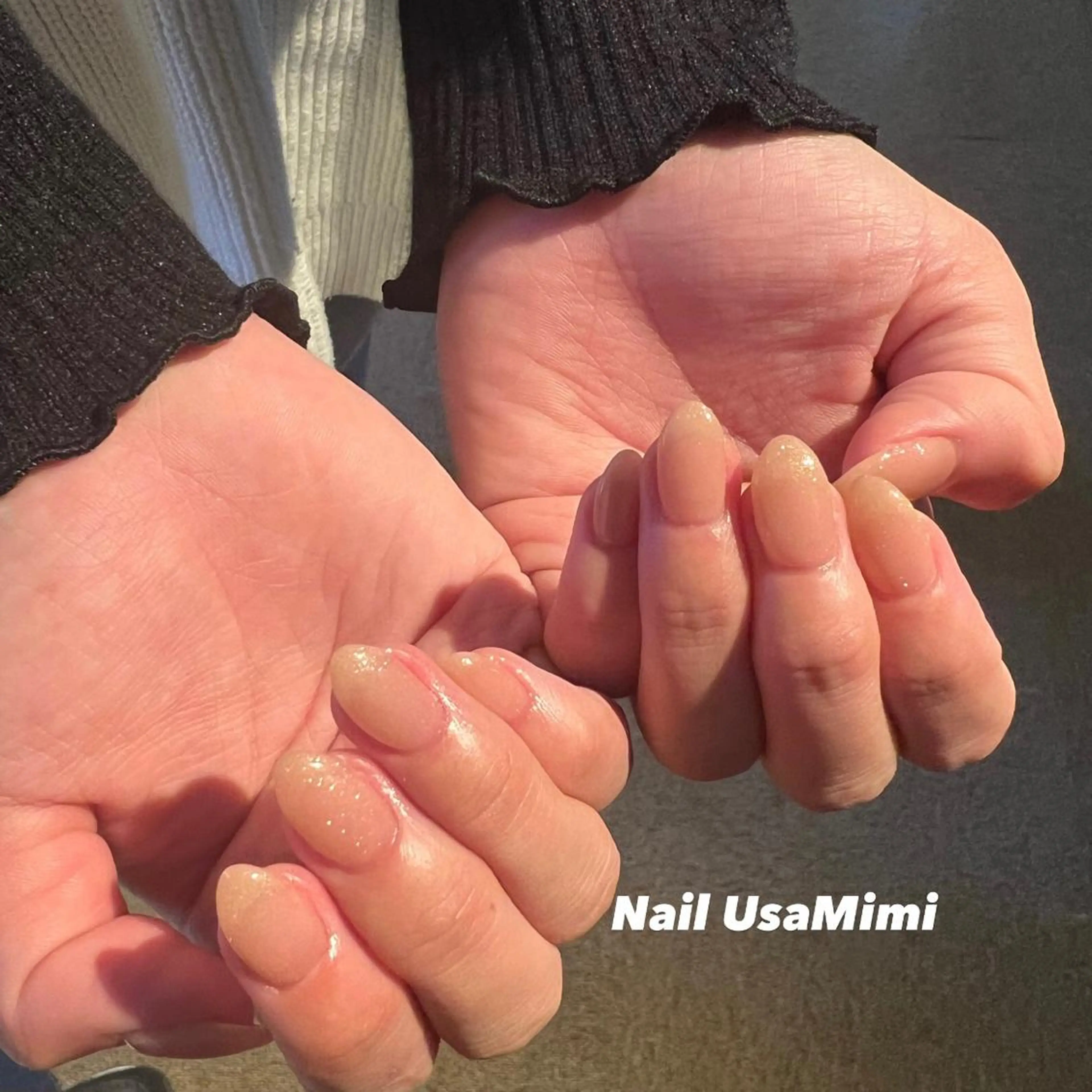ネイル フットネイル ジェルネイル マグネットネイル 持ち込み ニュアンスネイル 本町ネイルNail UsaMimiのネイルデザイン