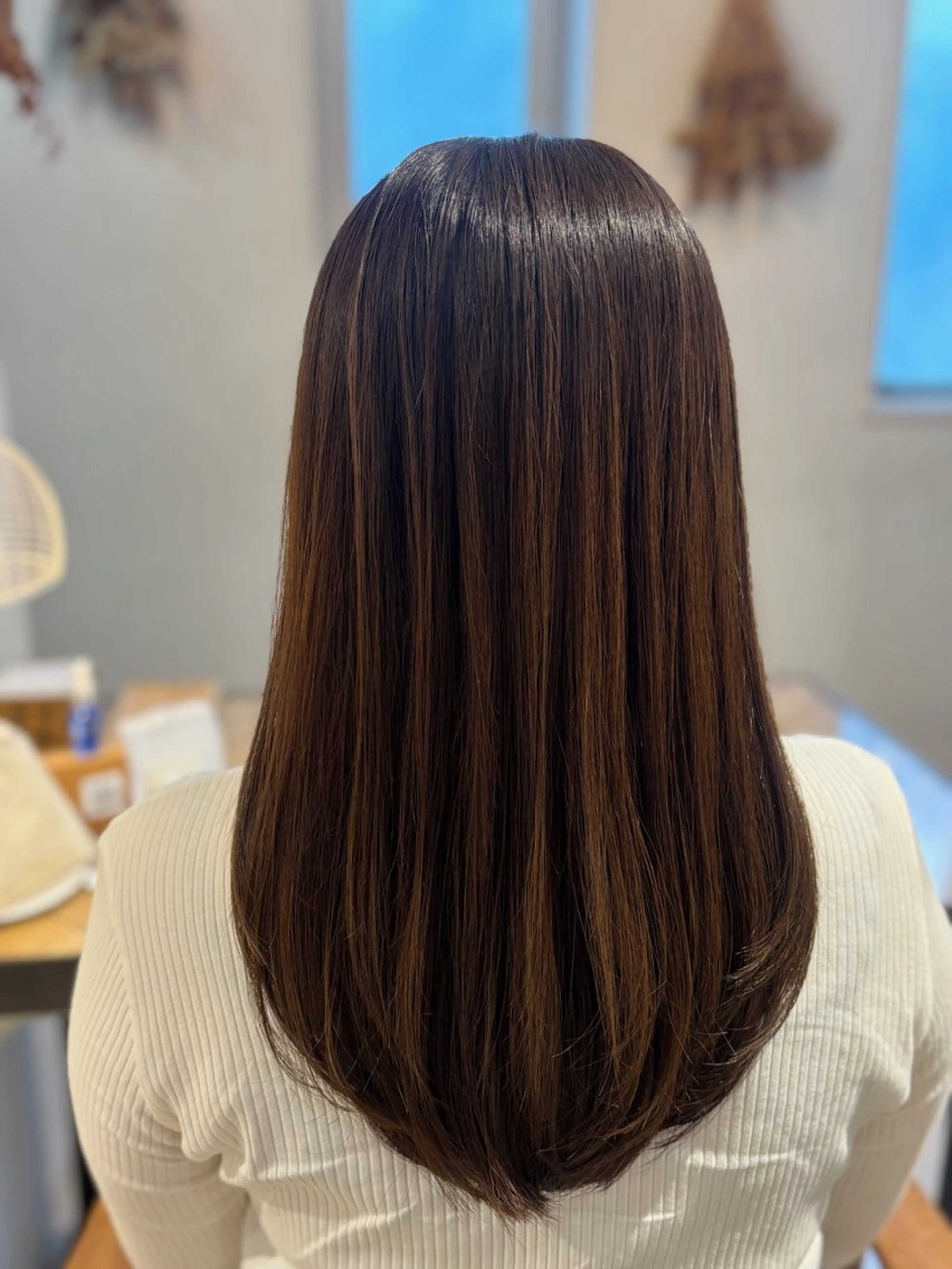 🌈理想のストレートへ🌈縮毛矯正＋🕊️🫧毛髪補修トリートメント🫧通常¥20,000→¥8,800​〜​の写真
