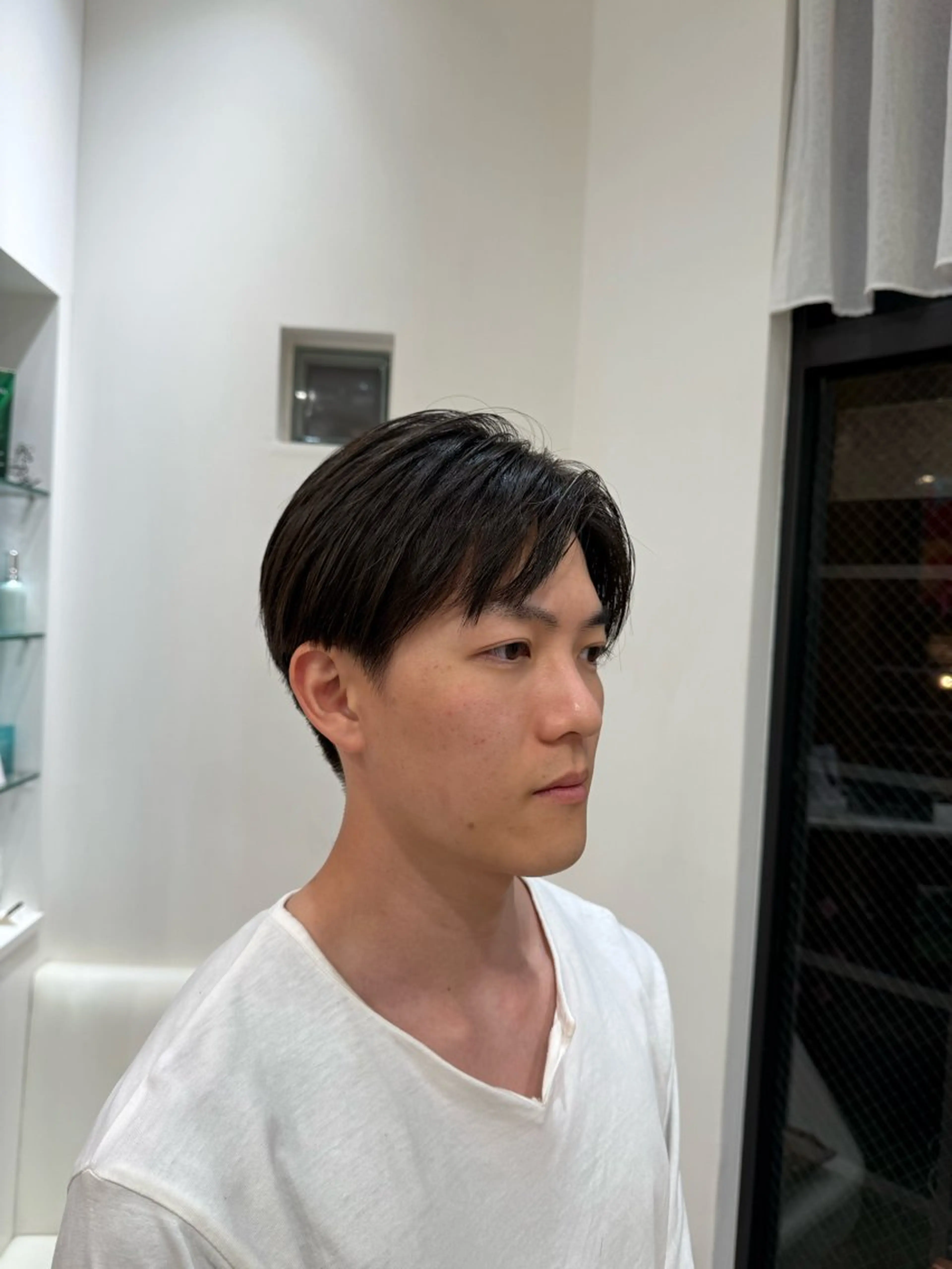 メンズ カット atelier doux dimanche（アトリエ・ドゥー・ディマンシュ）所属・Fukamiレイヤー 透明感カラーのヘアスタイル