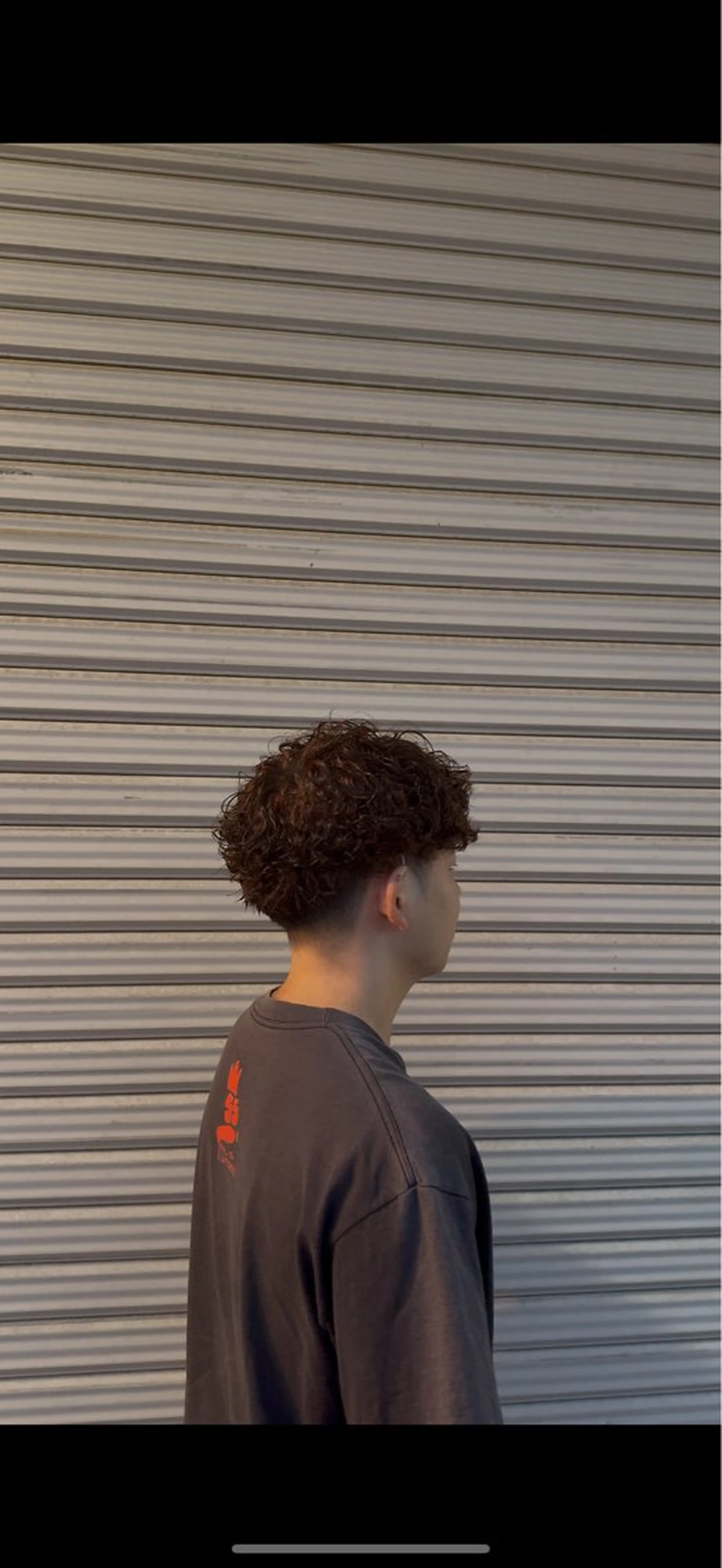 メンズカット＋パーマの写真