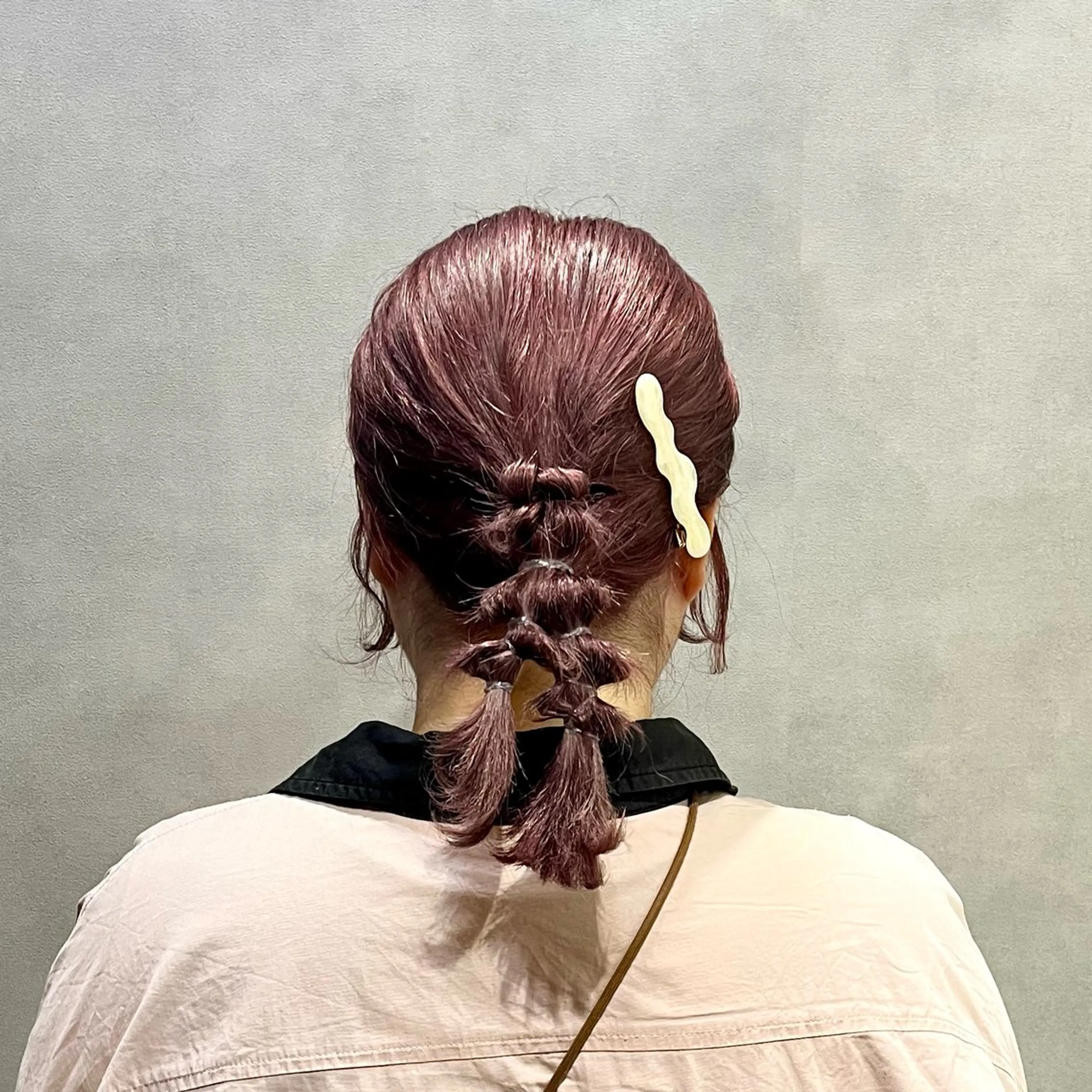 ショート ヘアアレンジ ポニーテール ボブ ヘアメイク専門サロンFelice所属・褒められヘアメイク ‎🤍みおのヘアスタイル