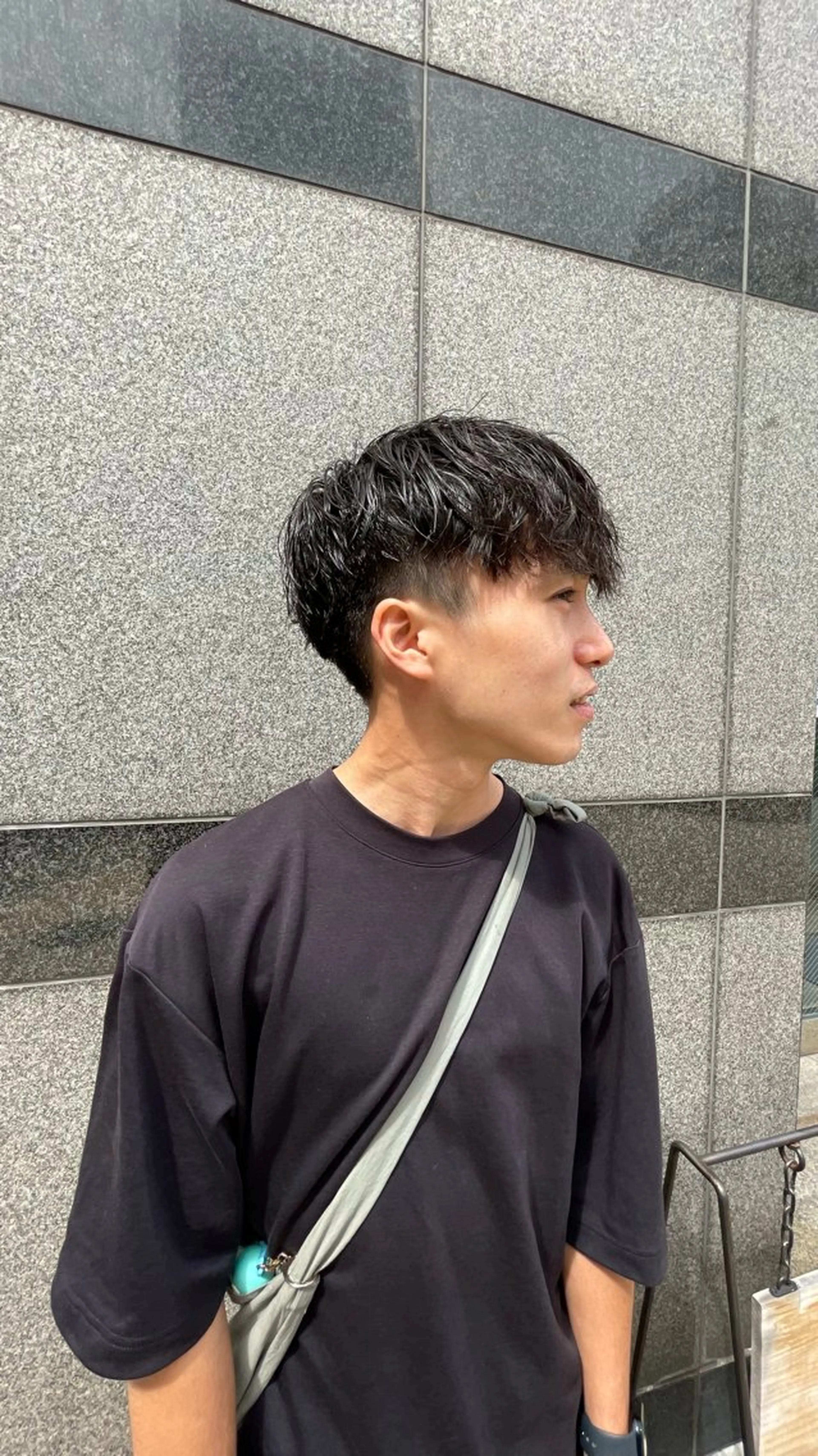 ショート パーマ メンズ Lolonois梅田 澤田　葵のヘアスタイル