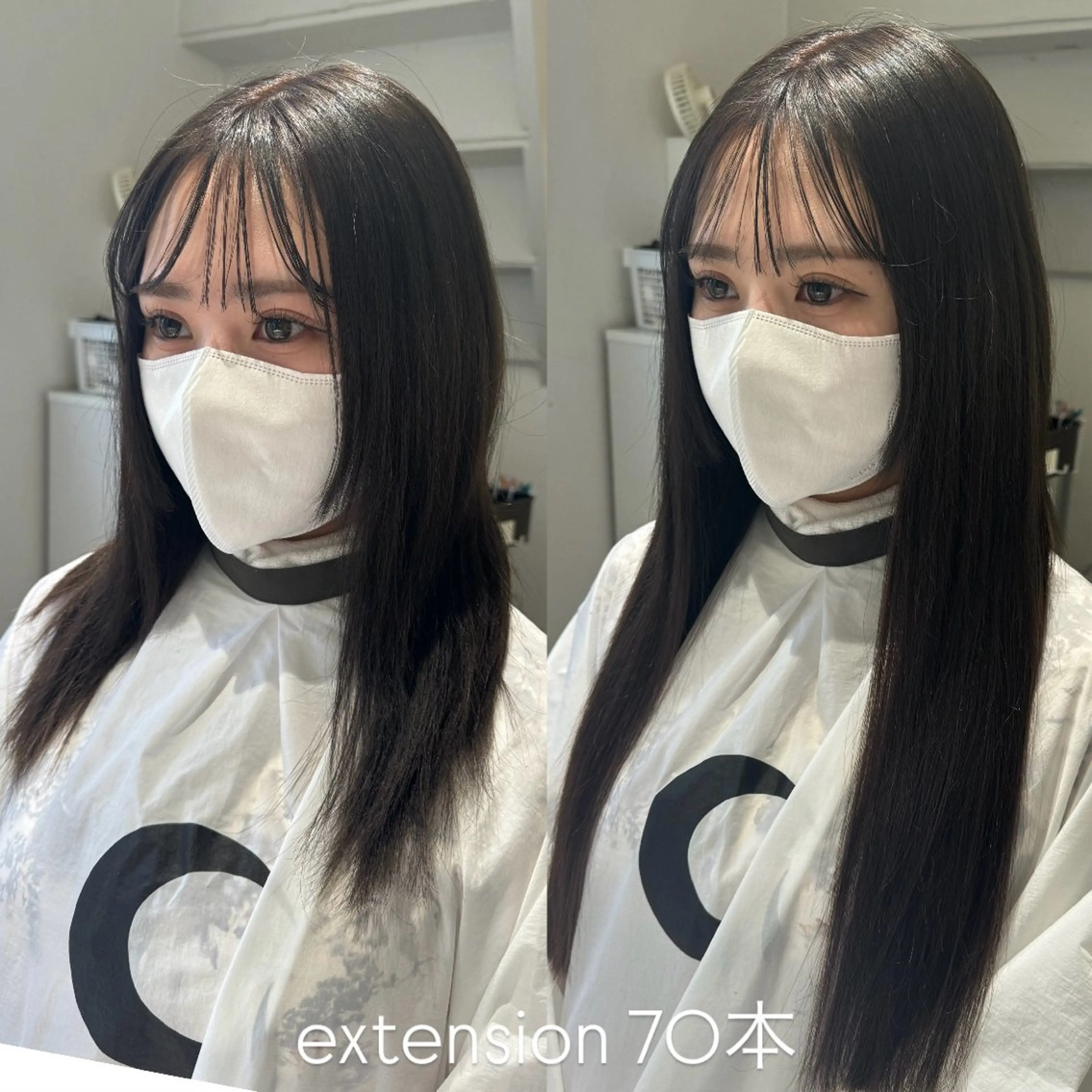 【人毛100%】艶髪シールエクステ本数相談クーポン♡1本300円​〜​の写真