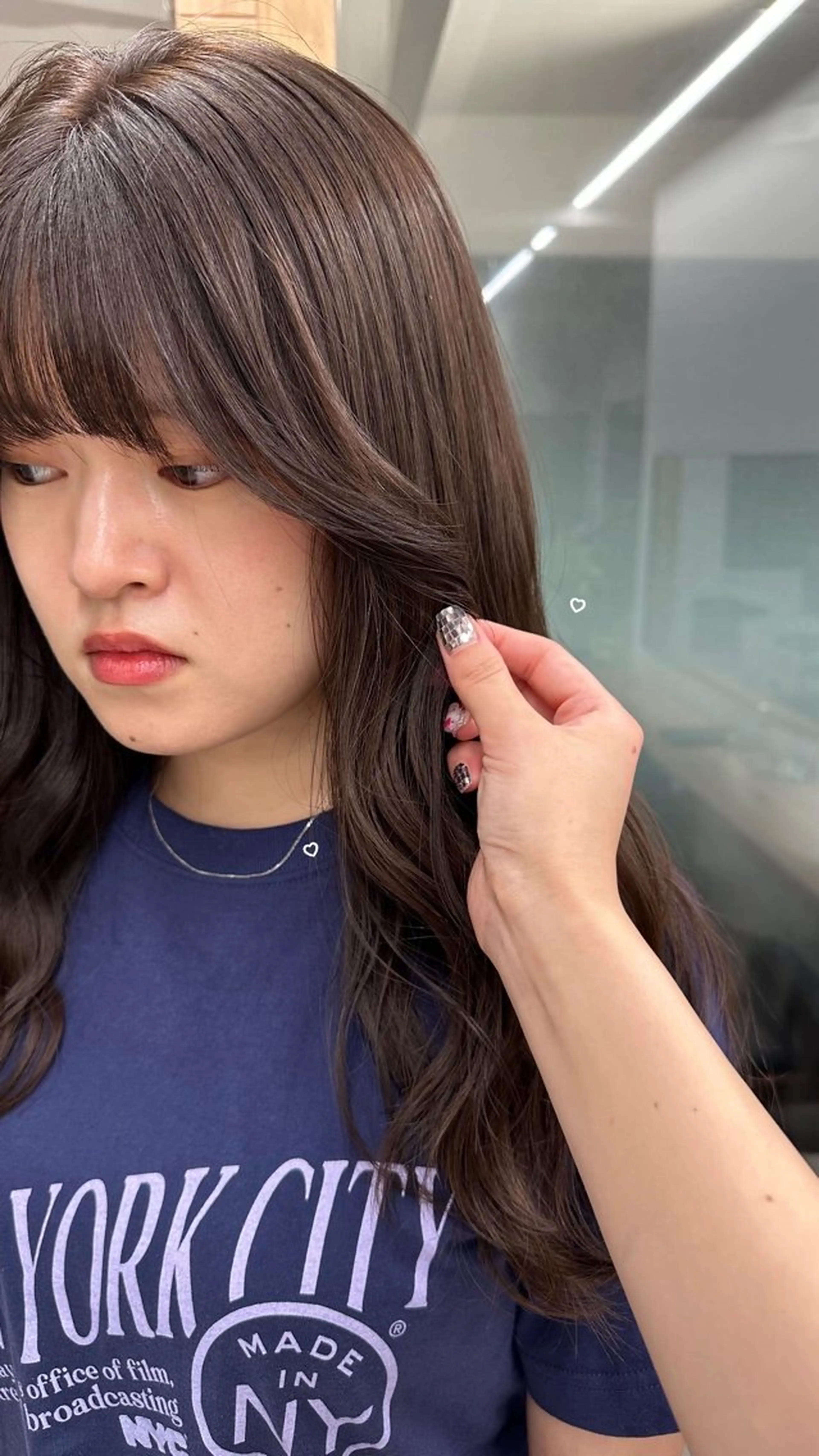 セミロング カラー ヘアカラー Lomalia Rukaのヘアスタイル