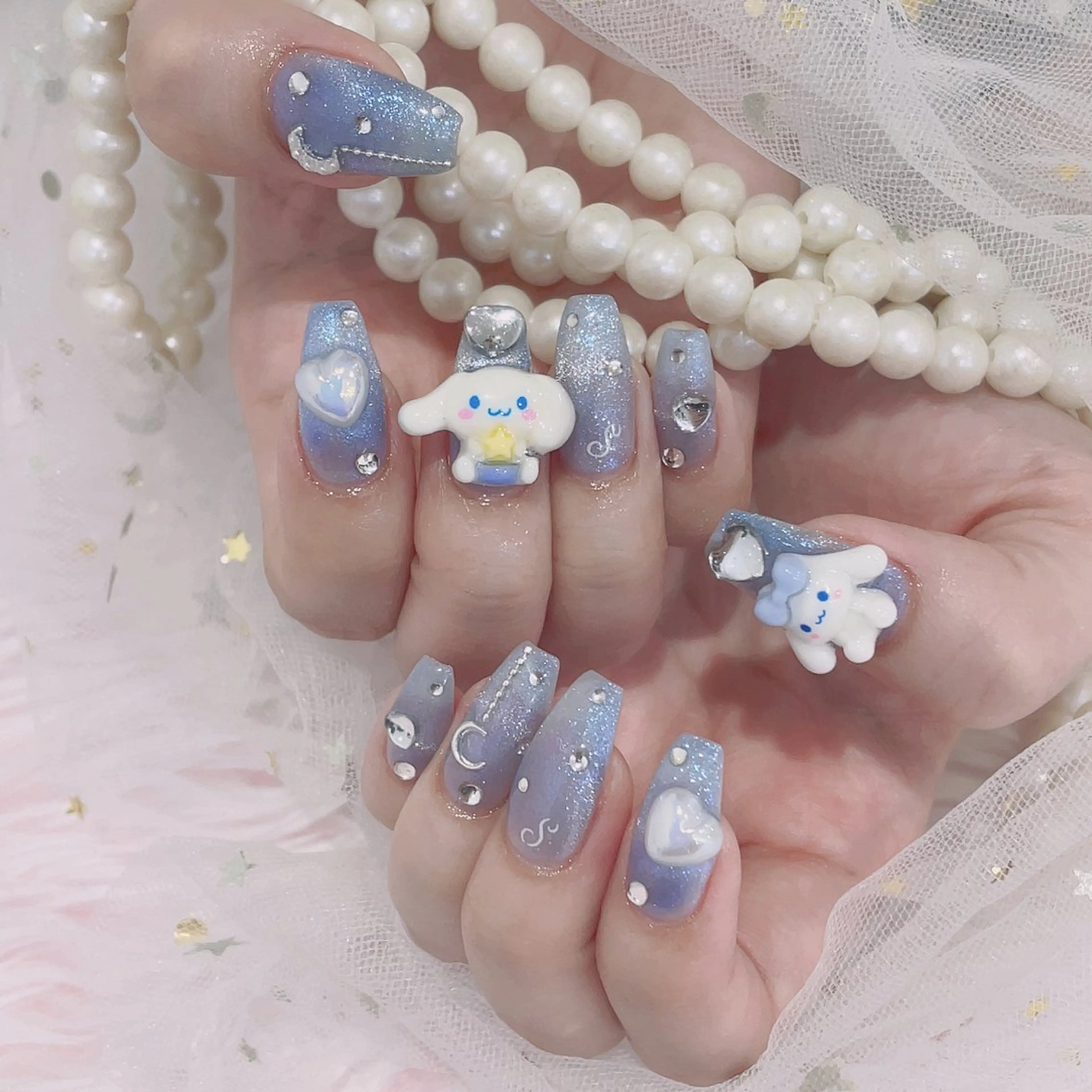 セミロング ハンドネイル cho nailのネイルデザイン