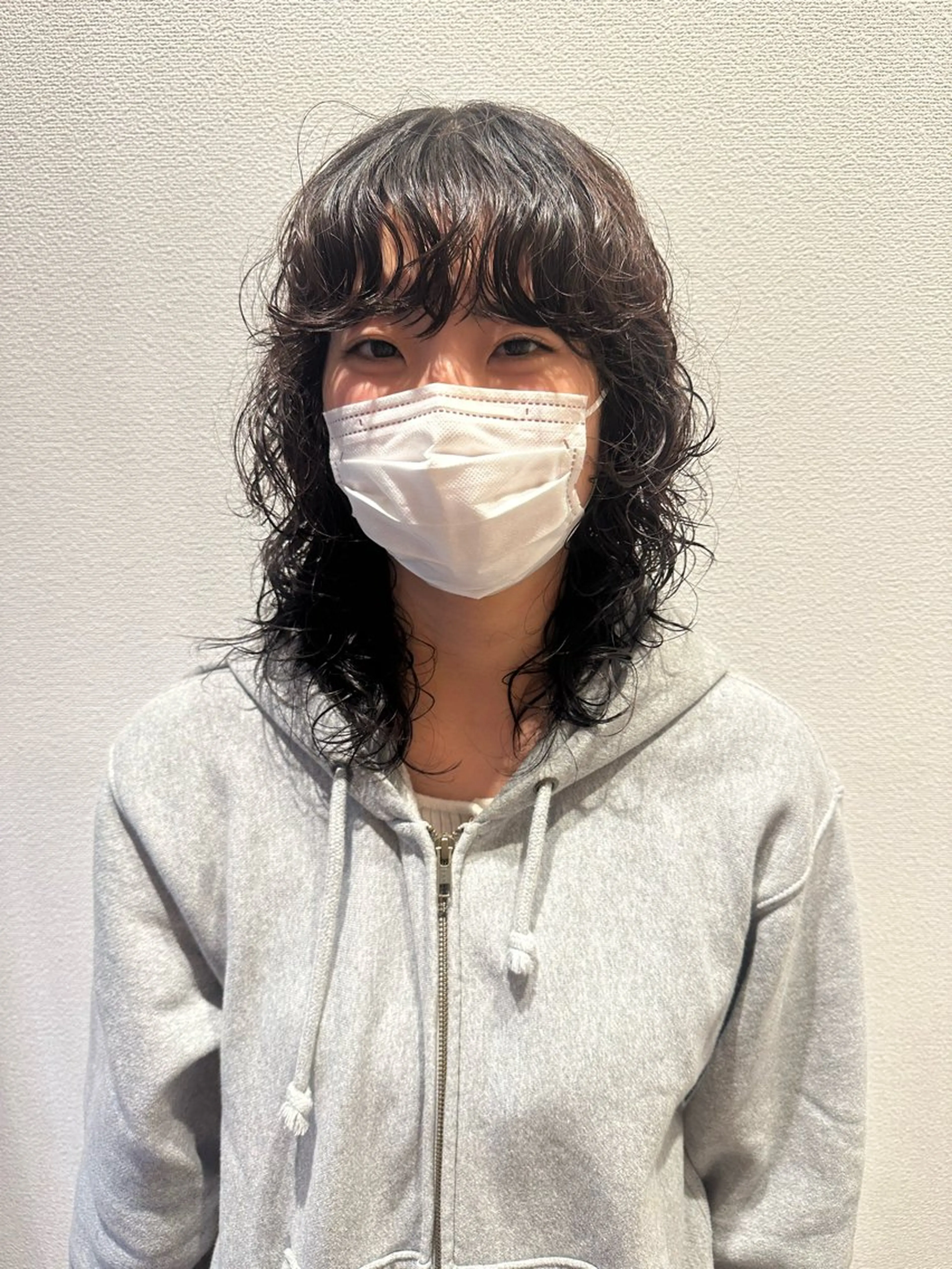 ミディアム パーマ ミディアムパーマ カット パーマ パーマ 大須美容師 ぱるのヘアスタイル