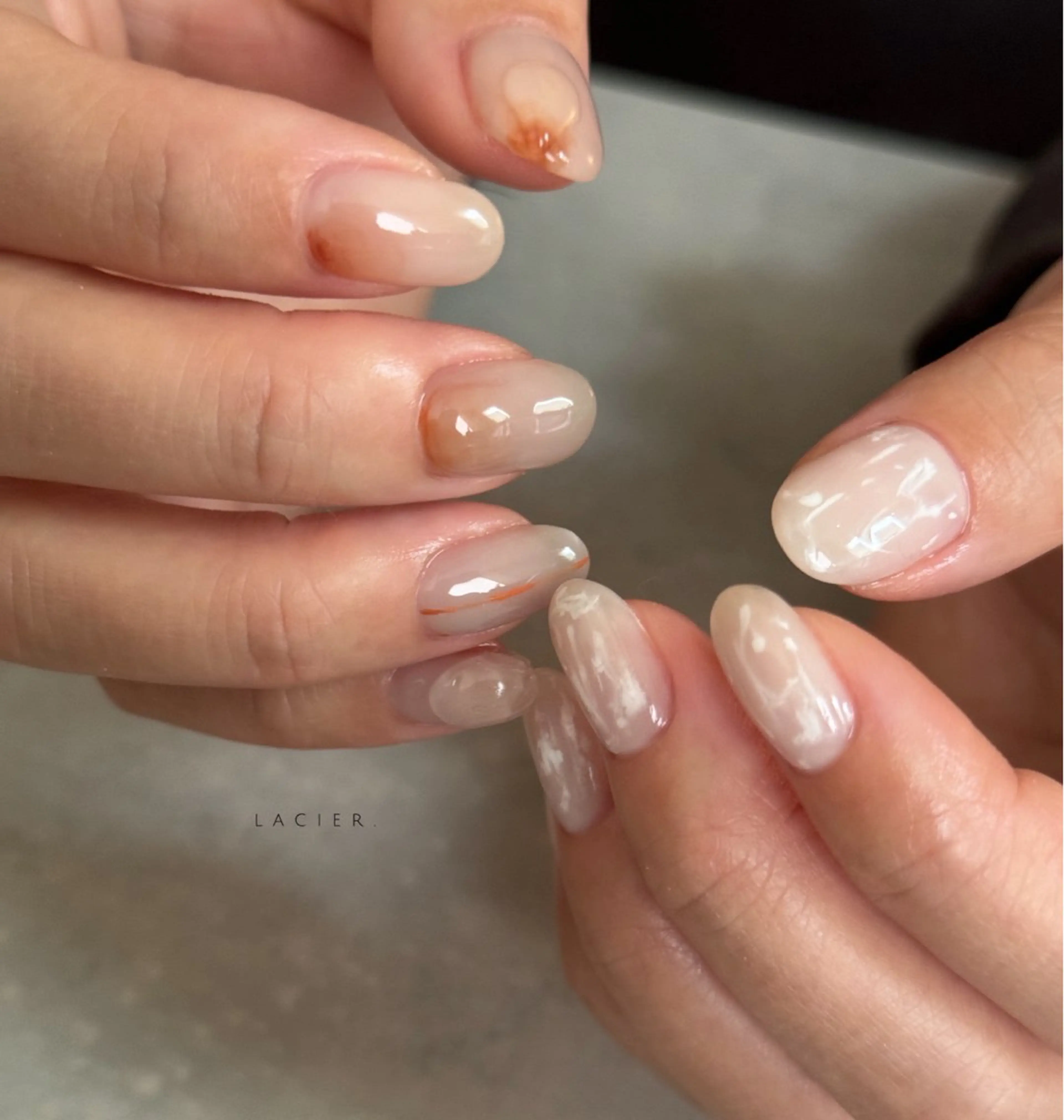 ネイル アートネイル ハンドネイル lacier nailのネイルデザイン