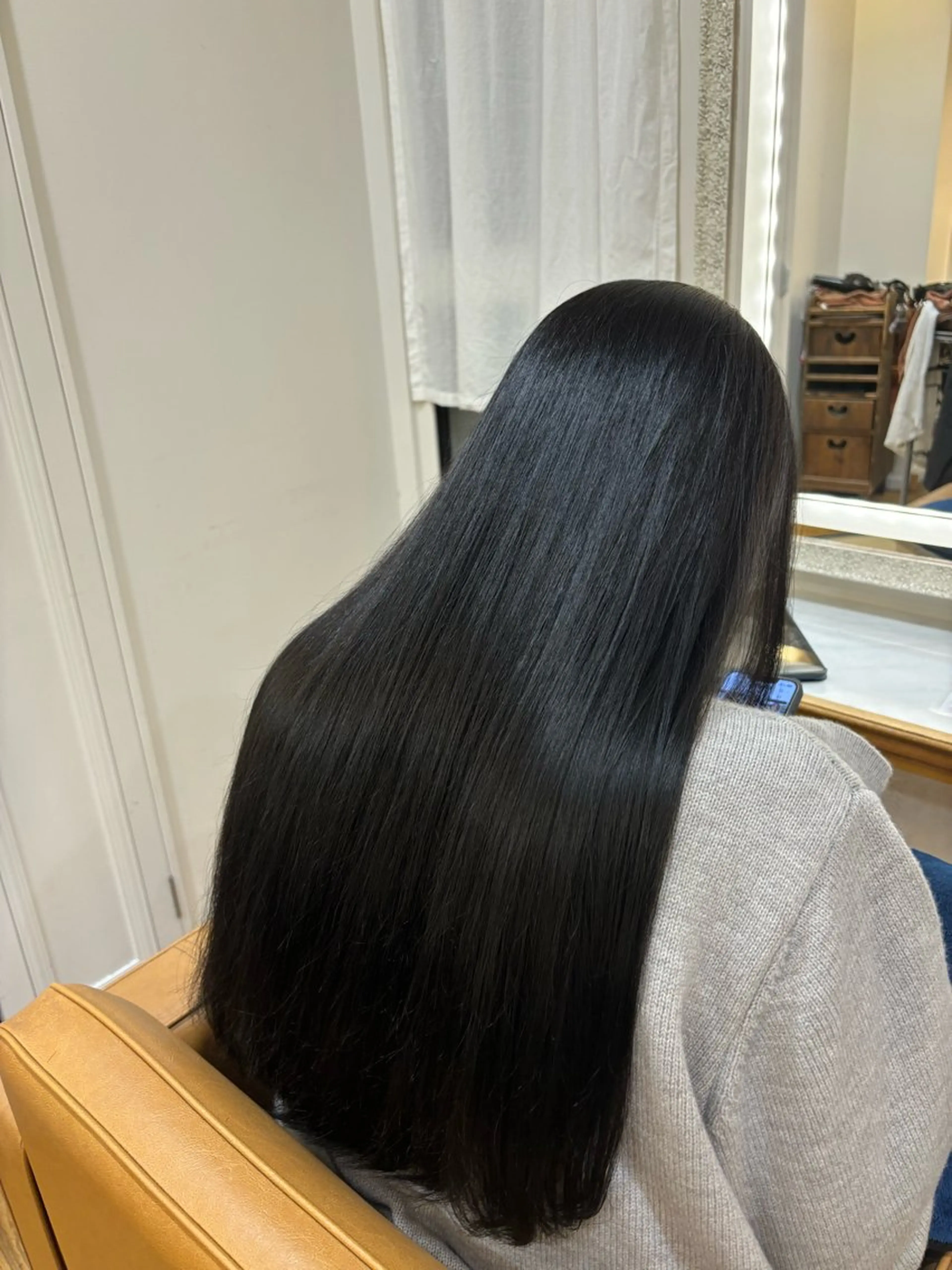 ロング カラー 栗林 茉那のヘアスタイル