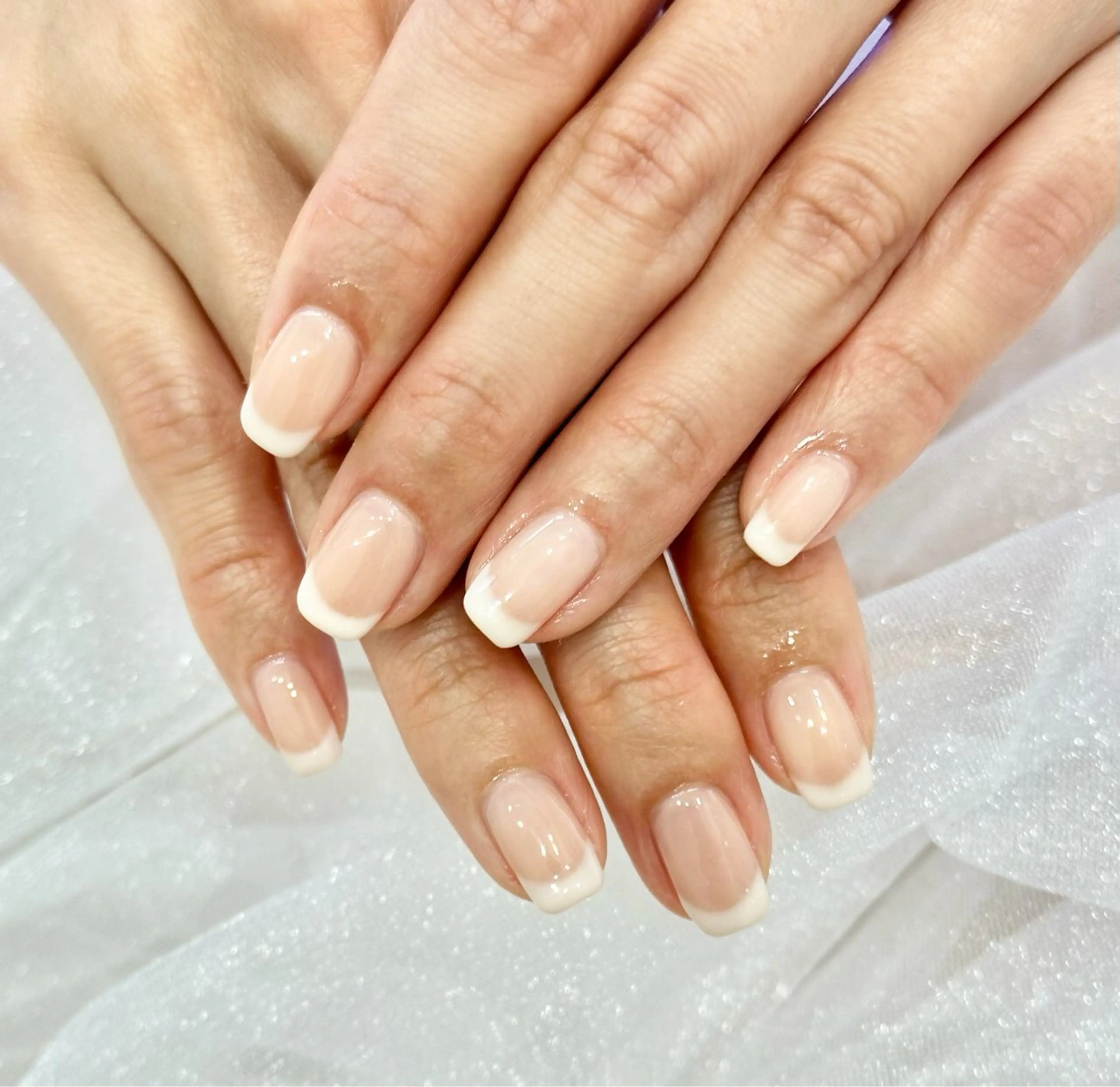 ネイル フレンチネイル シンプルネイル DiaRily所属・diarily はるひのネイルデザイン