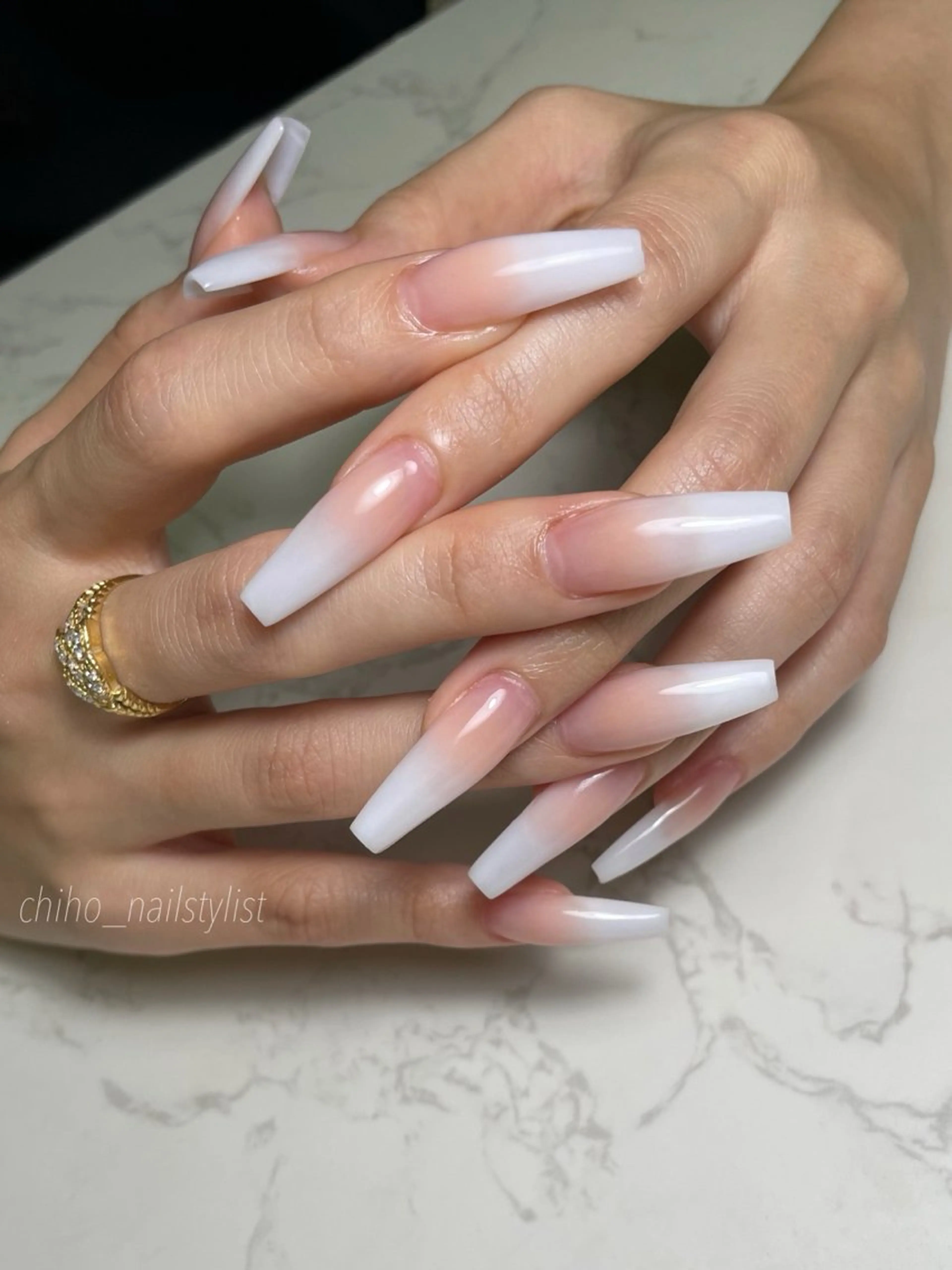 大人気🏅【オフなし】スカルプ💅🏼ベイビーブーマー（長さだし込）の写真