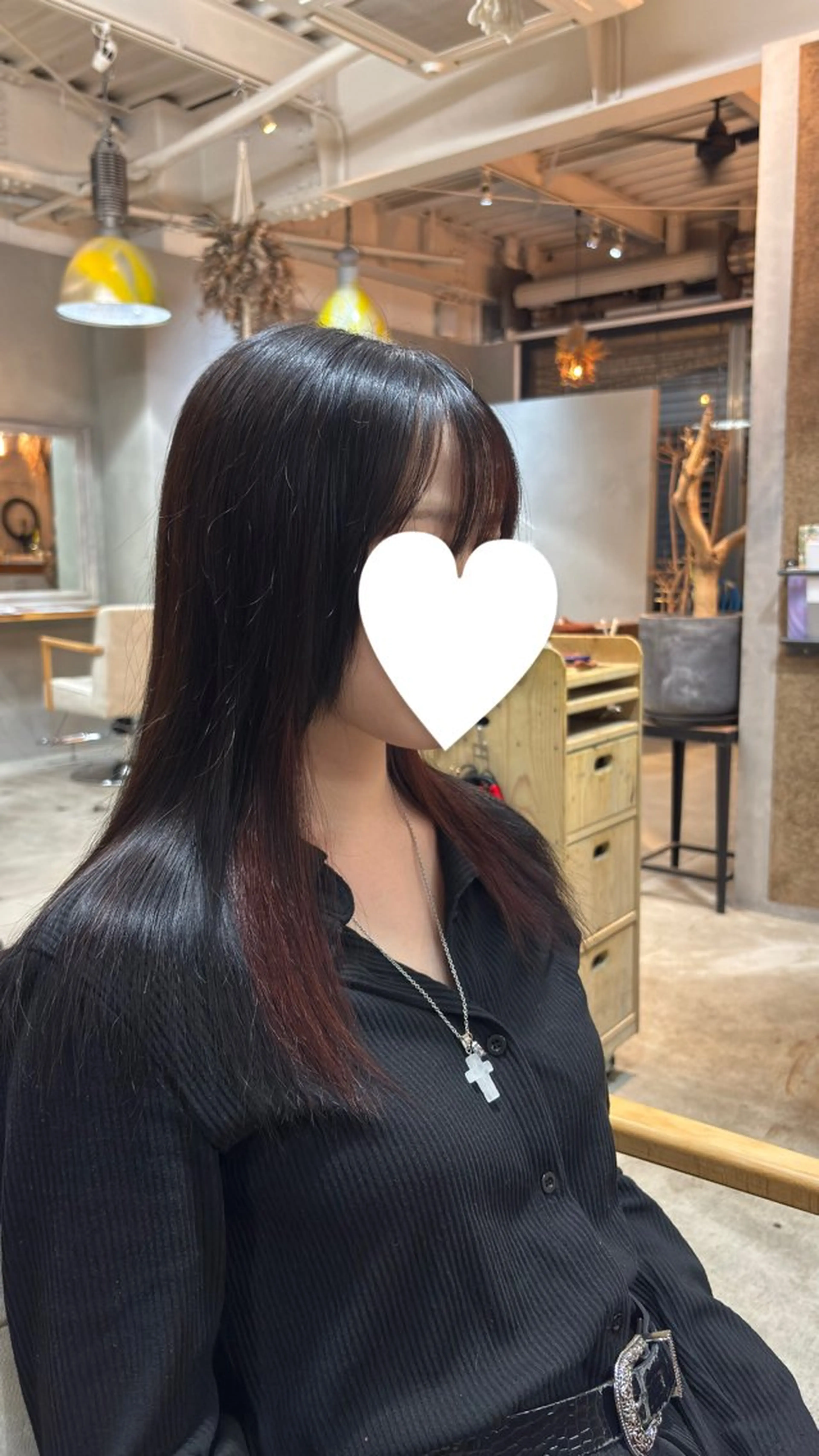 カラー ヘアカラー BLUE.所属・うえき ひなのヘアスタイル