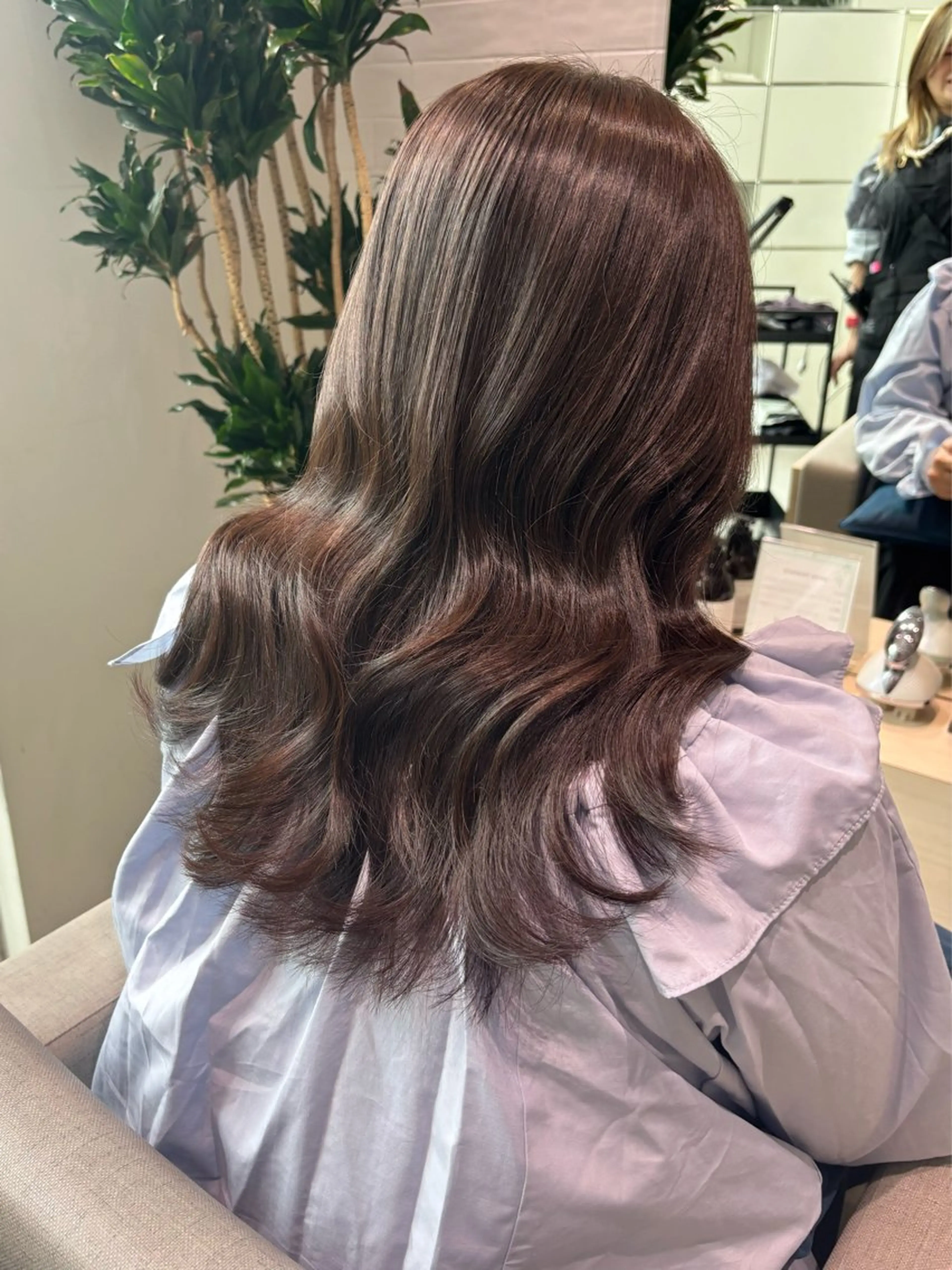 ロング カラー ブラウンカラー 透明感カラー 髪質改善 韓国風ヘア ヘアカラー トリートメント 銀座/髪質改善/韓国 カラー🍓原田侑依のヘアスタイル