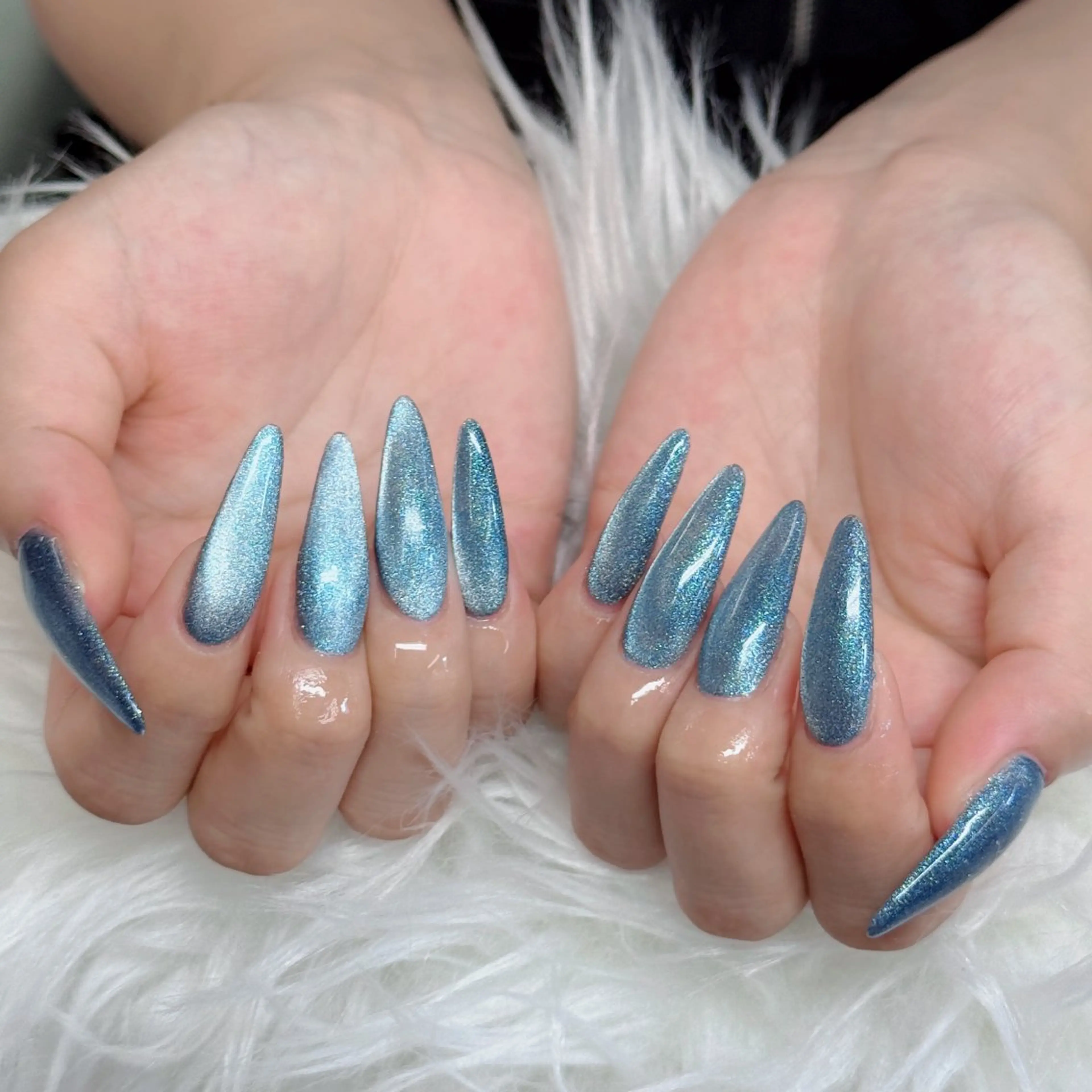 ネイルチップ長さ出し10本＋マグネット🧲orフラッシュの写真