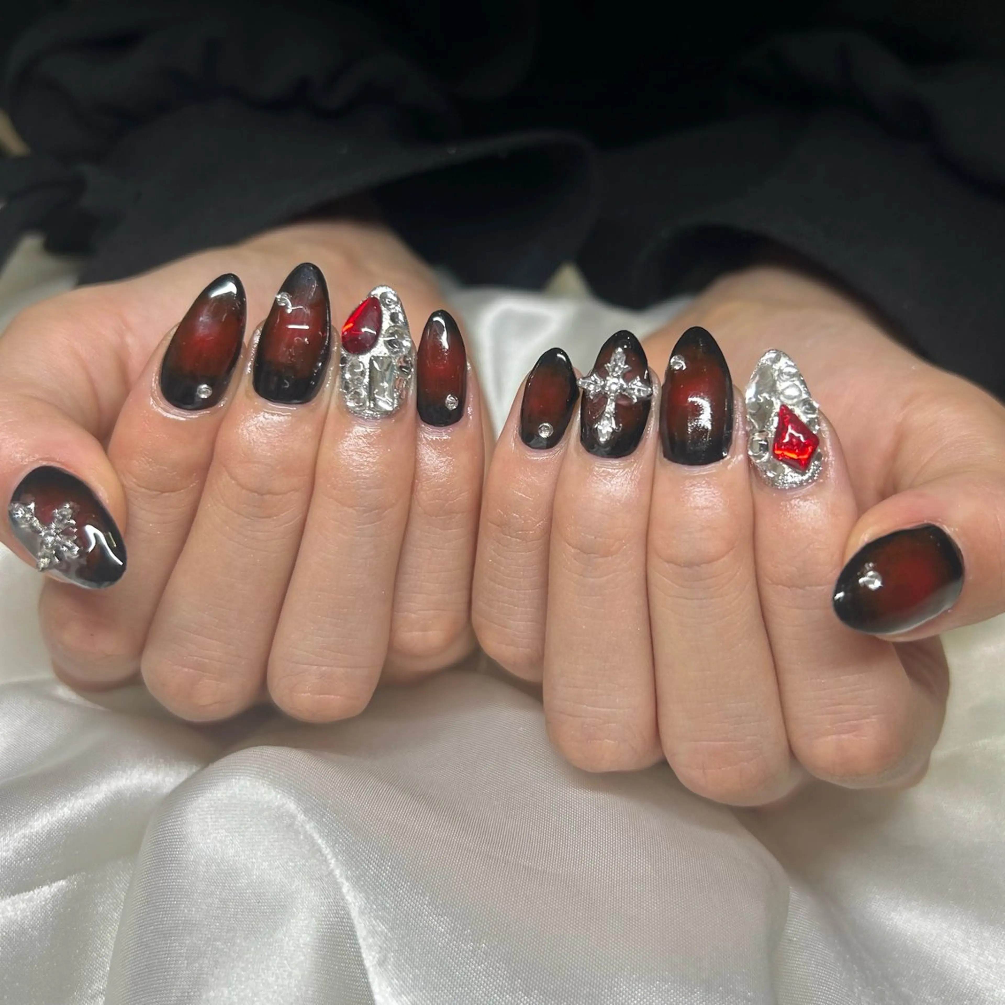 ネイル チークネイル ハンドネイル nailsalon Mu'ryu所属・nailsalon muryuのネイルデザイン
