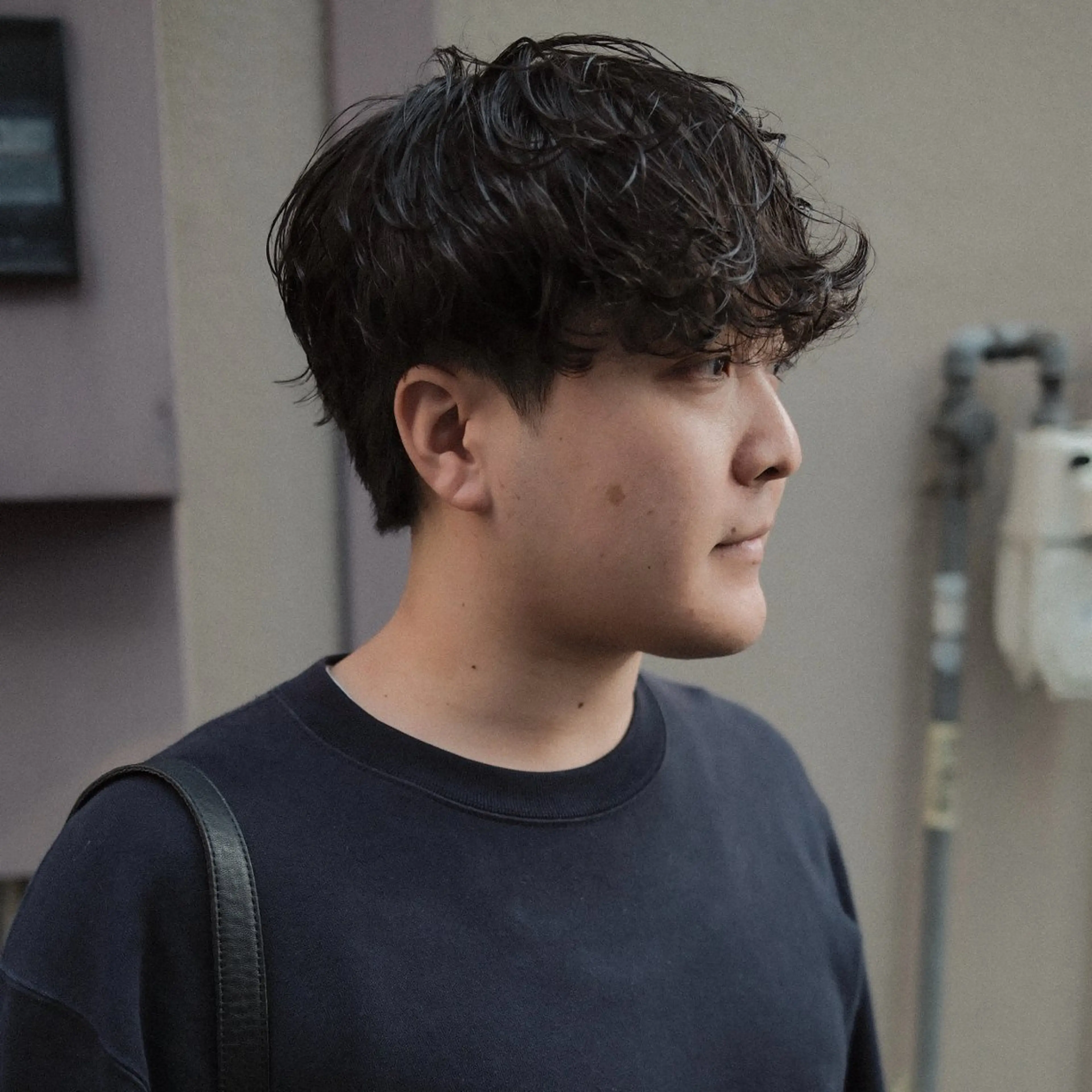 ショート パーマ メンズ カット パーマ メンズパーマ /大阪/福島駅/りなのヘアスタイル