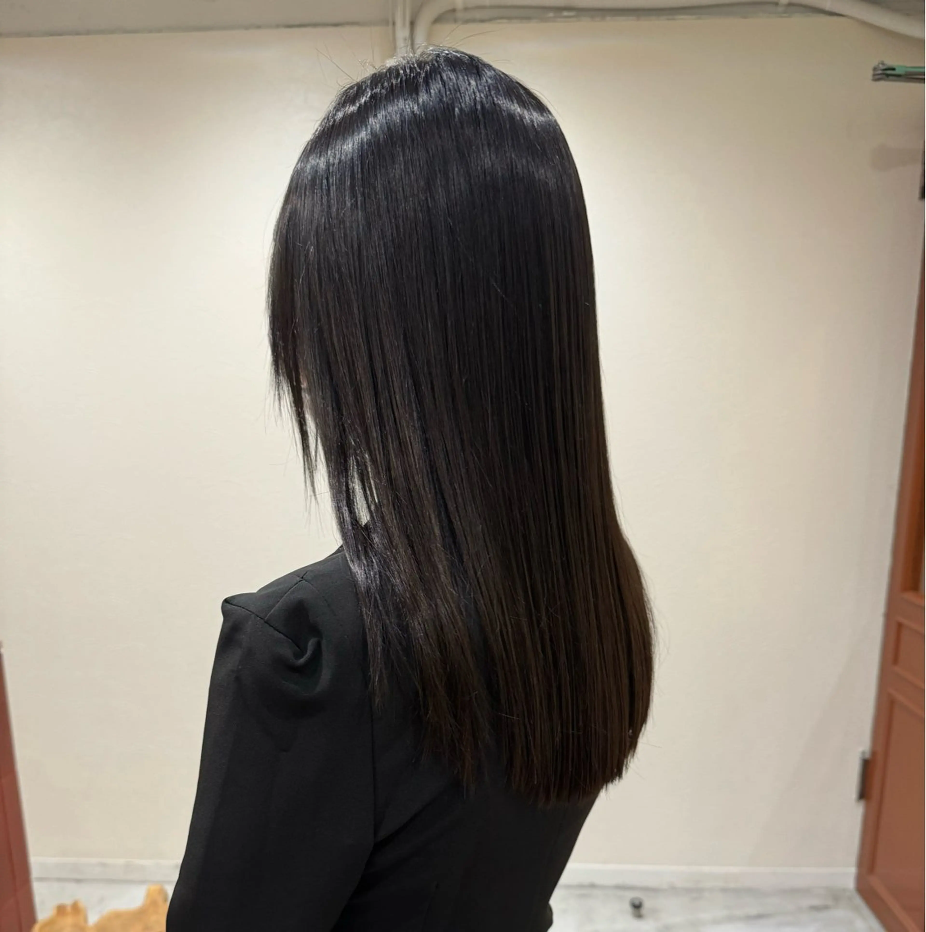 セミロング 縮毛矯正 パーマ/髪質改善 暖色カラー🍇akoのヘアスタイル