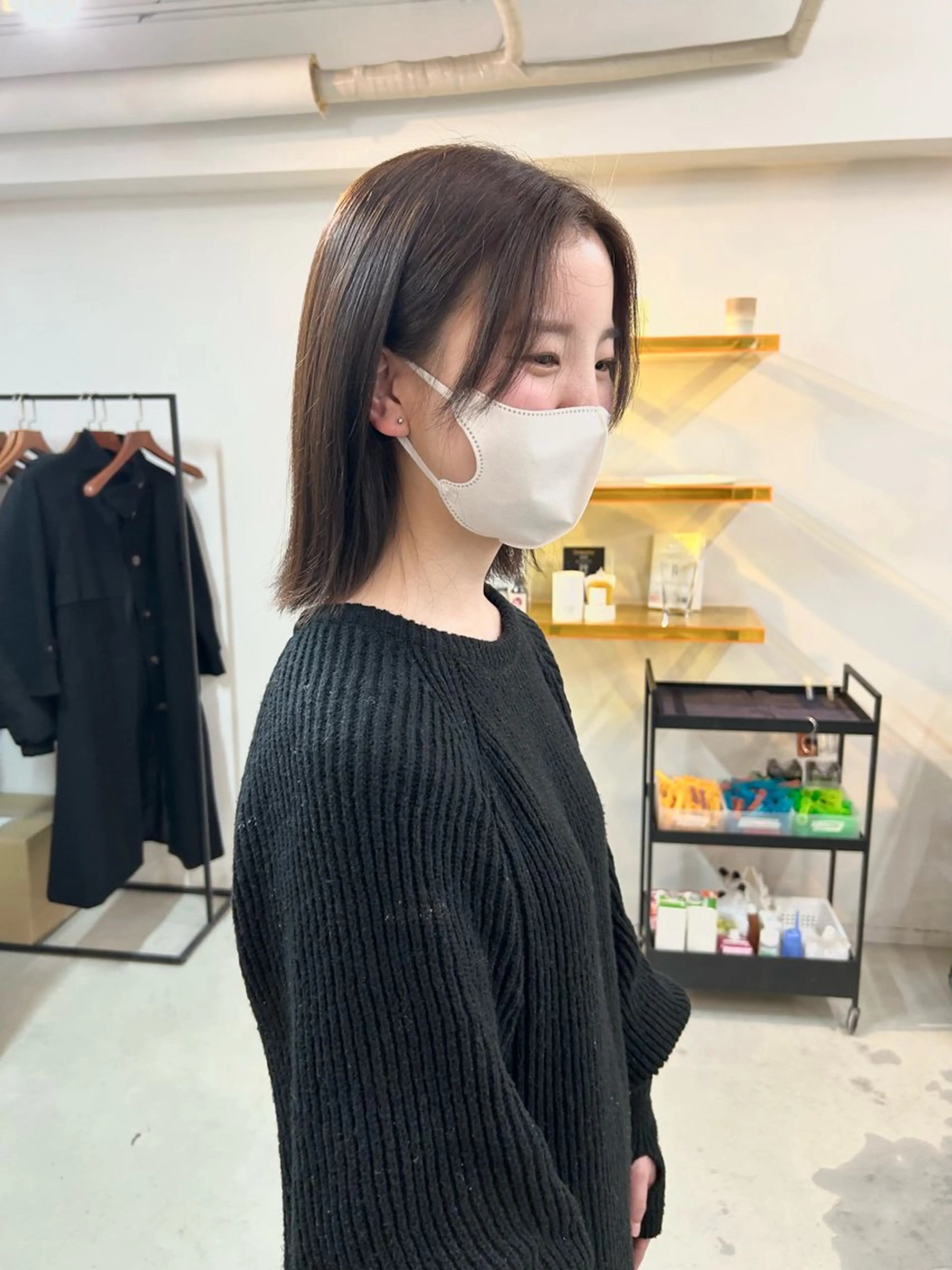 ミディアム FavyS所属・平田 りくのヘアスタイル