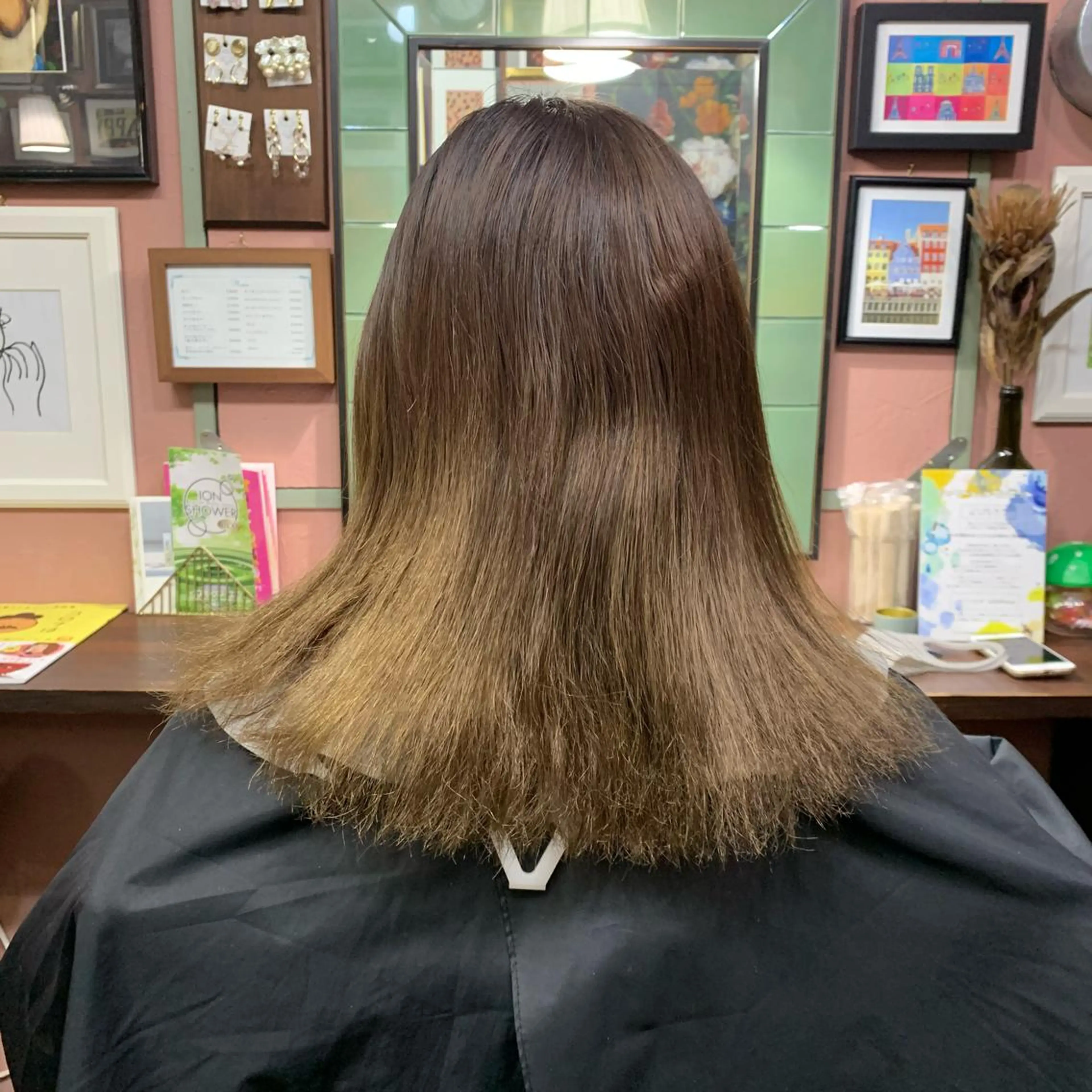 ミディアム カラー 髪質改善 トリートメント chouette/ 根本優希のヘアスタイル